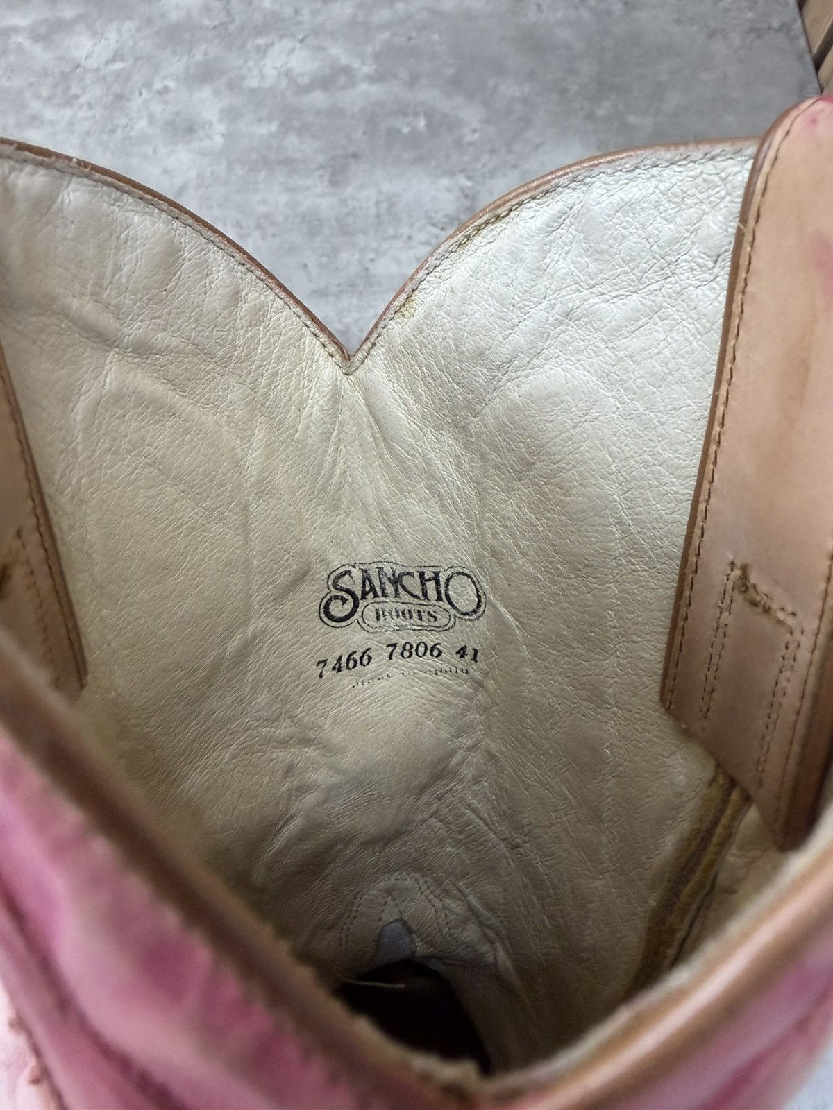 Sancho Boots Sancho Boots Custom Dyed Pink Western Cowboy Boots EU 41 Size US 11 / IT 41 - 13 Thumbnail