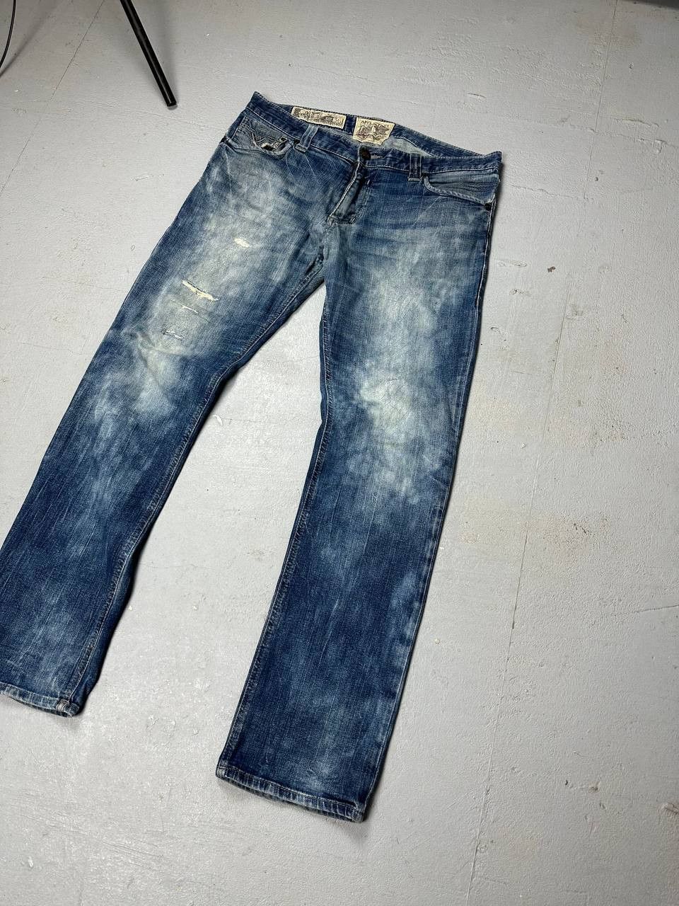 Affliction Crazy vintage y2k cyber grunge skater baggy faded archive Size US 38 / EU 54 - 3 Thumbnail