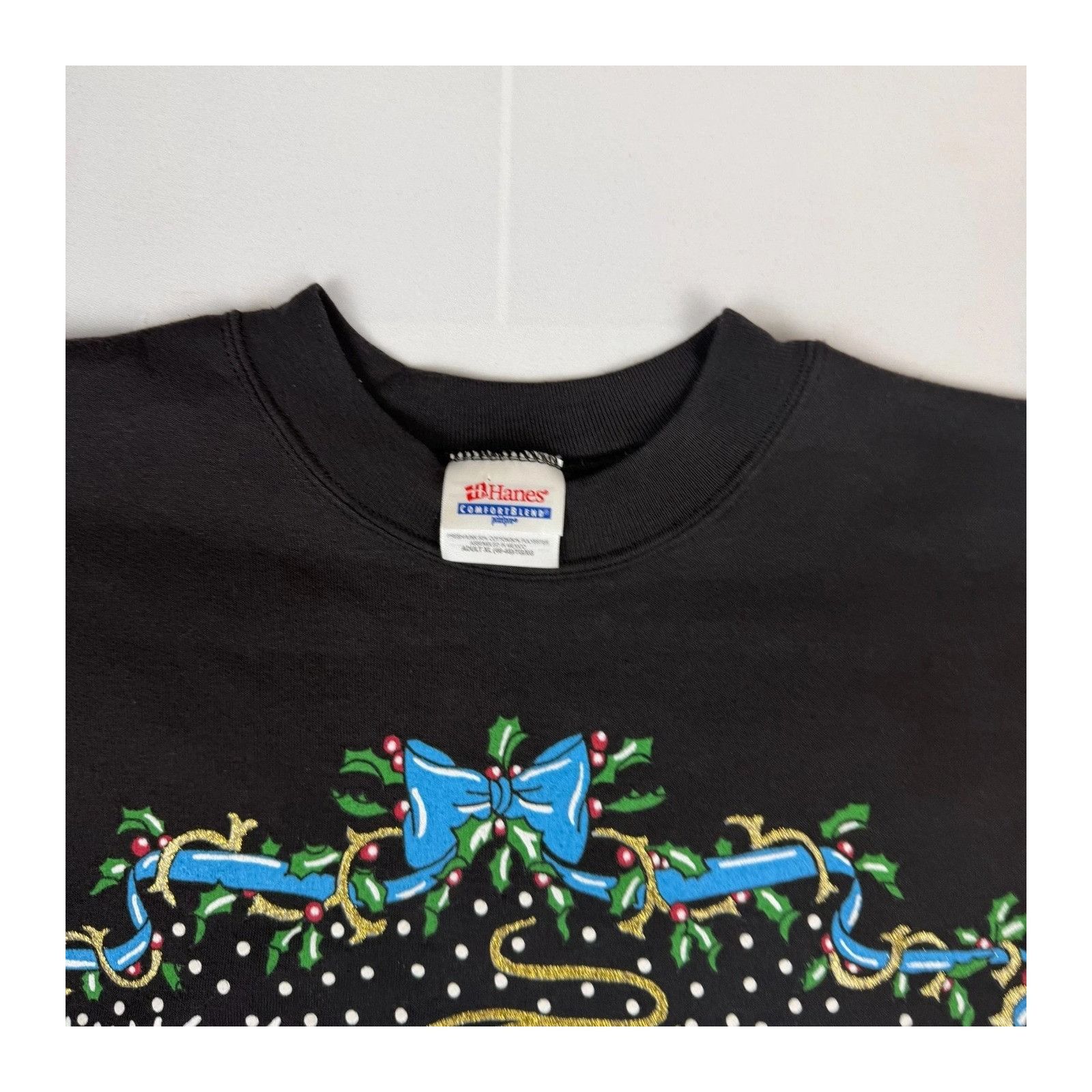 Hanes Vintage Hanes Christmas Sweatshirt Mens XL Holiday Wreath Vi Size US XL / EU 56 / 4 - 5 Thumbnail