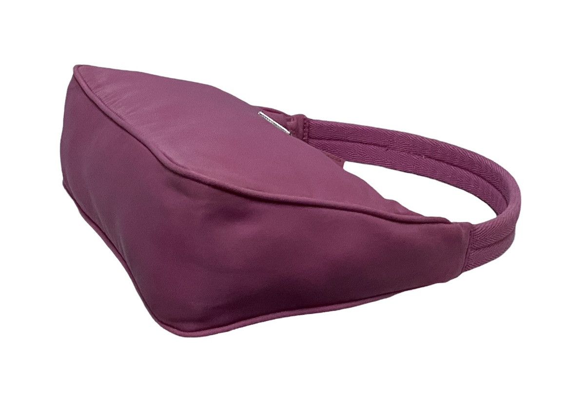 Prada Vintage Prada Tessuto Nylon Mini Hobo Shoulder Bag Size ONE SIZE - 18 Thumbnail