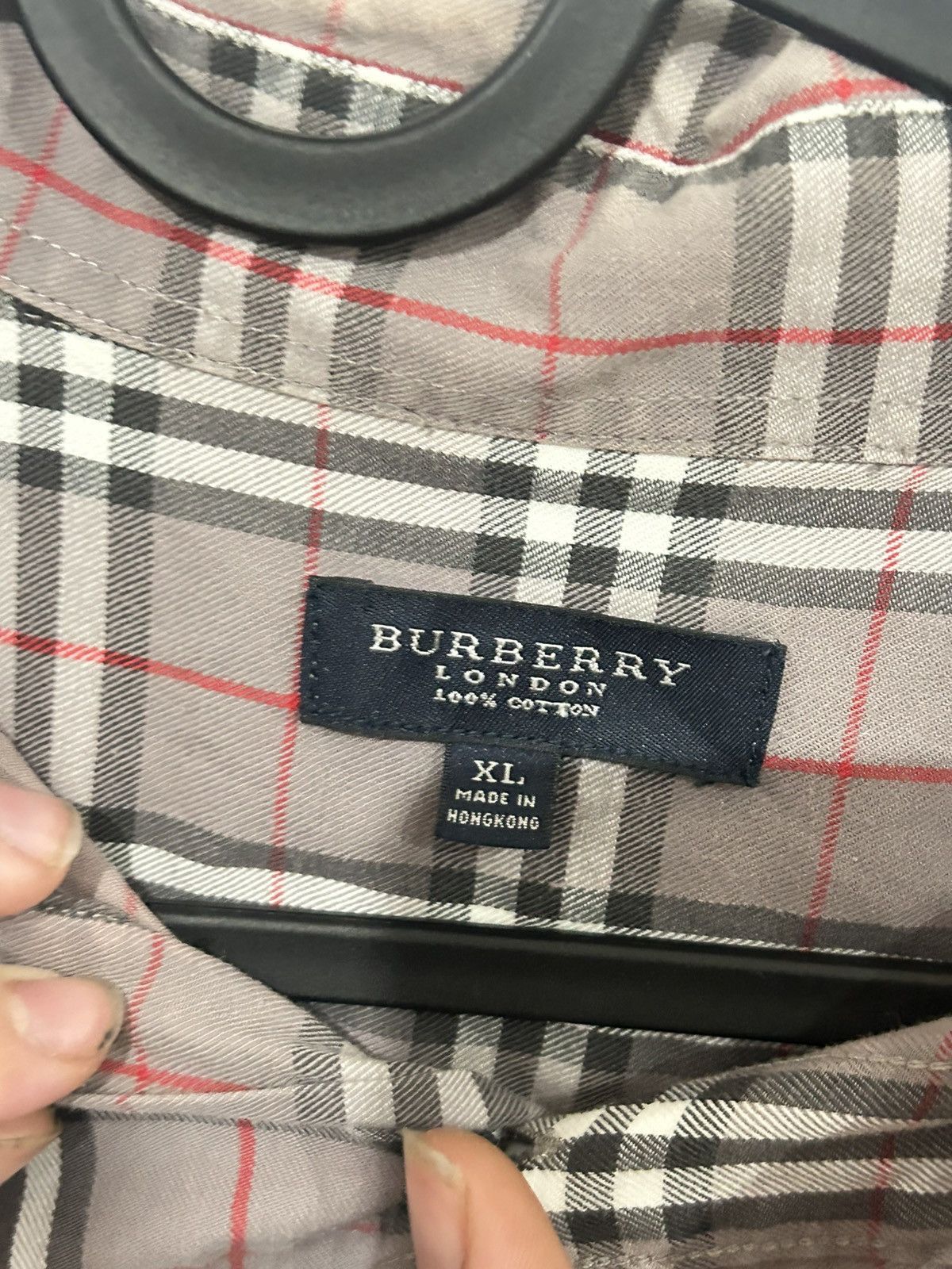 Burberry burberry button up polo shirt Size US XL / EU 56 / 4 - 2 Thumbnail