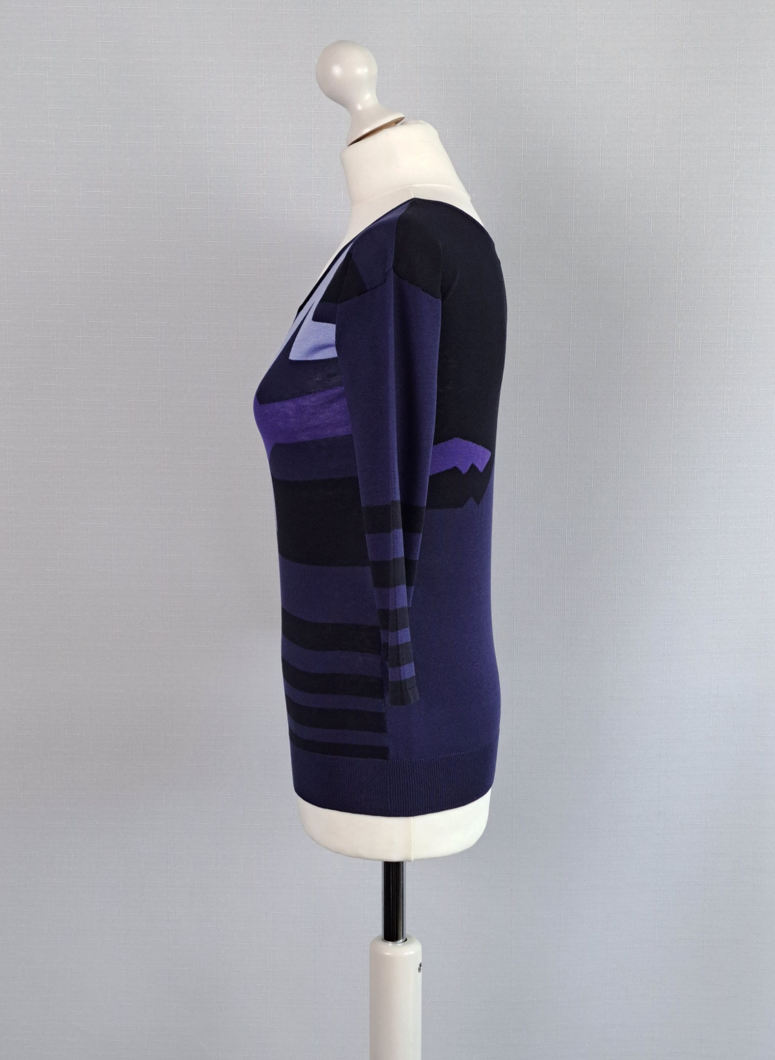 Marithe + Francois Girbaud × Vintage Vtg Marithe Francois Girbaud silk/cotton t-shirt. Size XS / US 0-2 / IT 36-38 - 4 Thumbnail