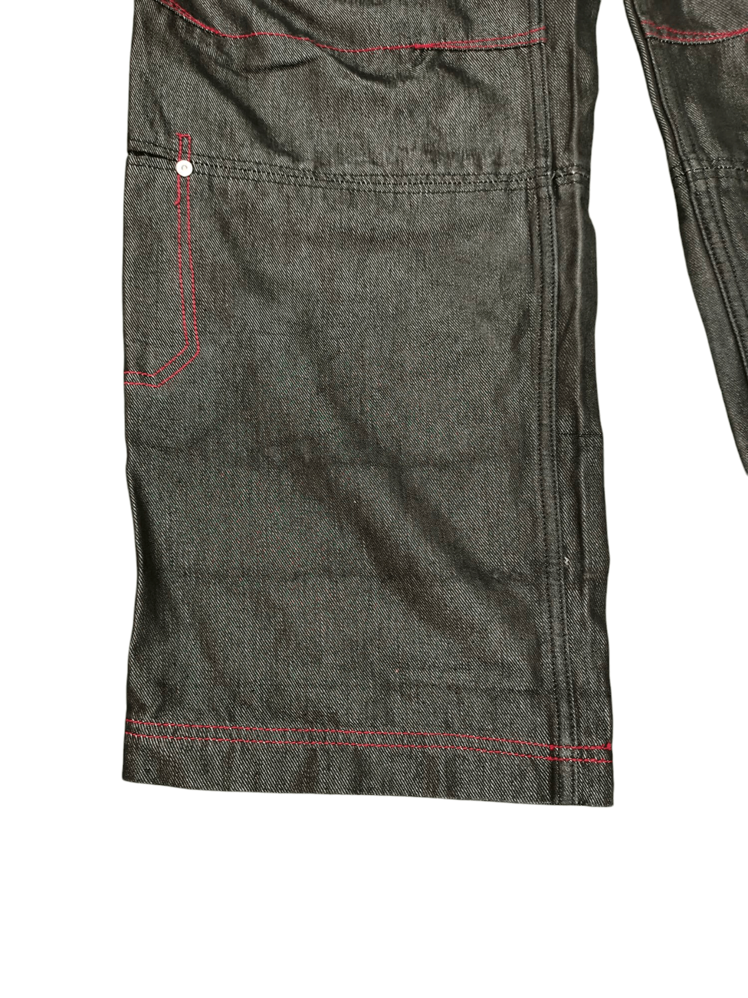 Japanese Brand Baggy Jeans Transer Japan 8 Pocket Distress Denim Pants Jnco Size US 32 / EU 48 - 7 Thumbnail