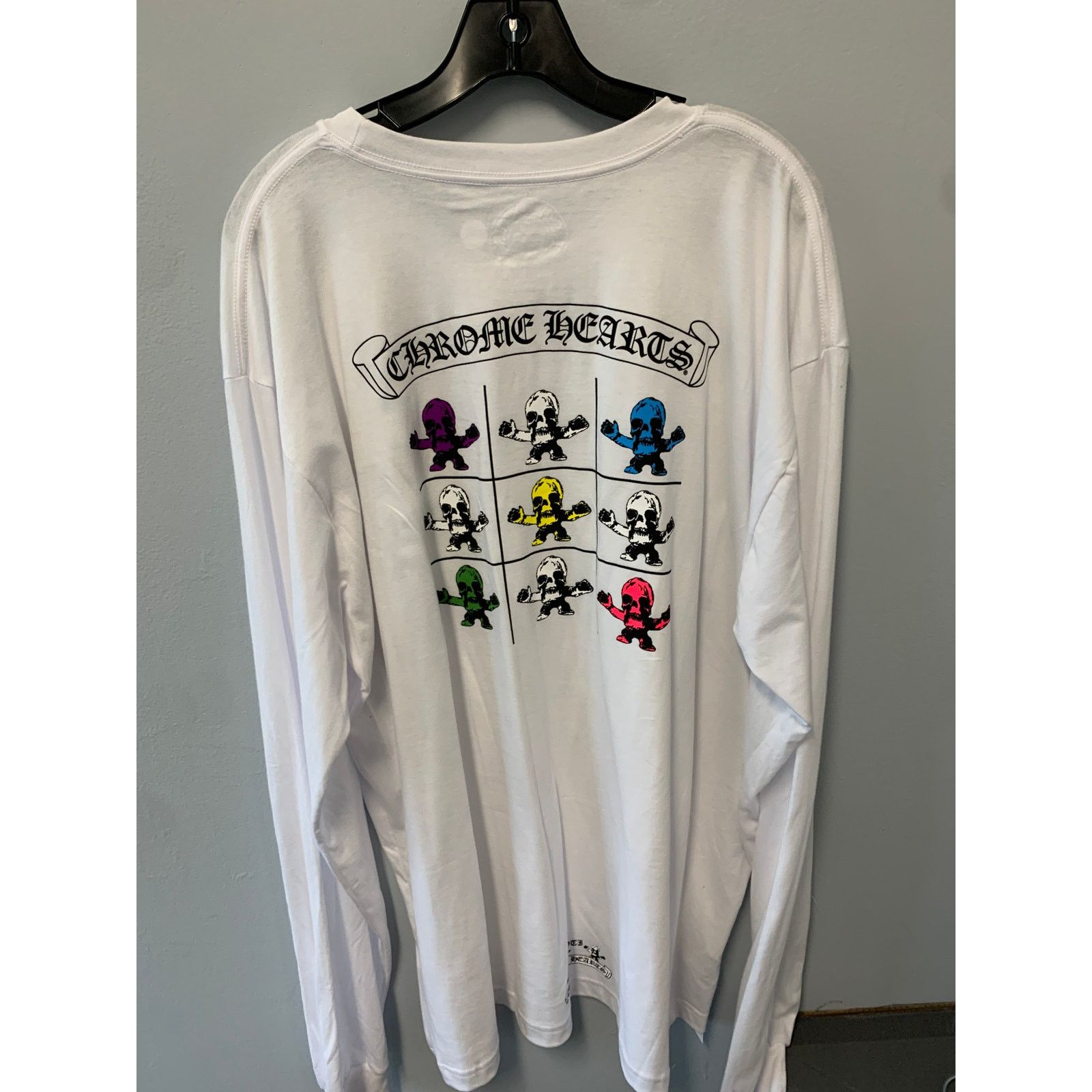 Chrome Hearts Chrome Hearts Long Sleeve Foti Tee White Size XXLarge NEW Size US XXL / EU 58 / 5 - 2 Thumbnail