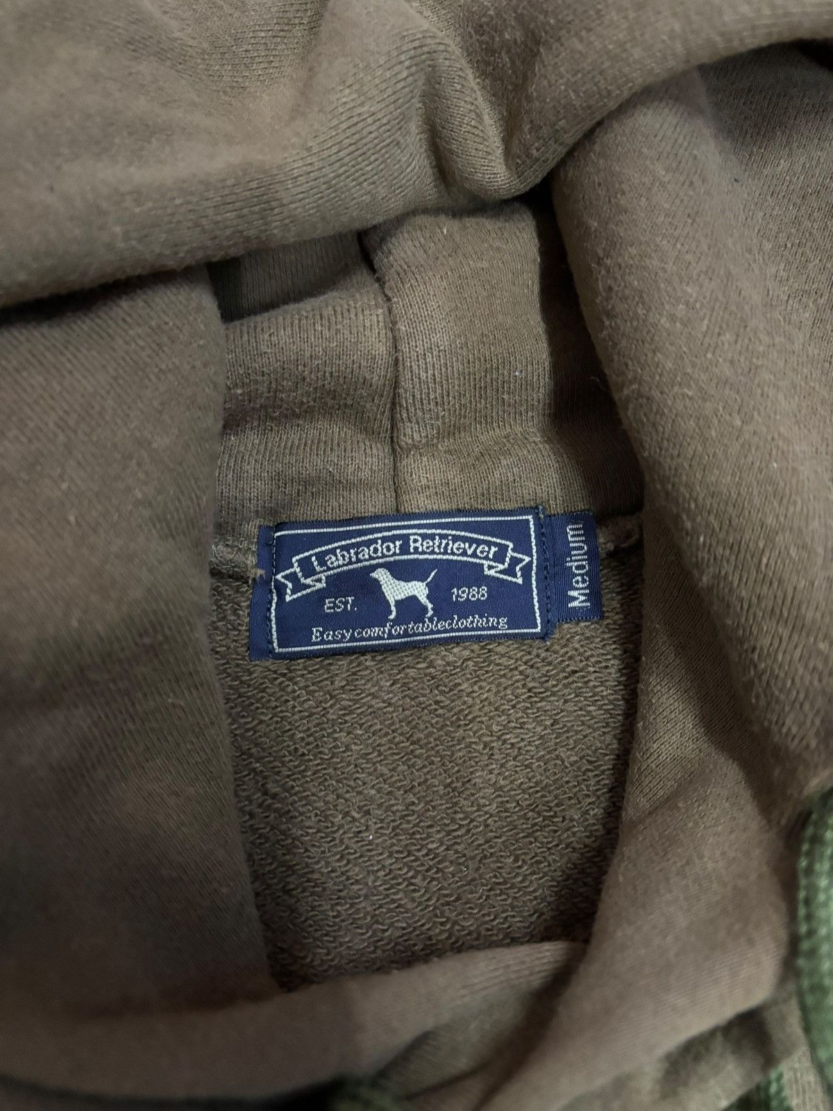 Japanese Brand 90s Vtg LABRA Printed Big Logo Faded Heavyweight Hoodie Size US M / EU 48-50 / 2 - 11 Thumbnail