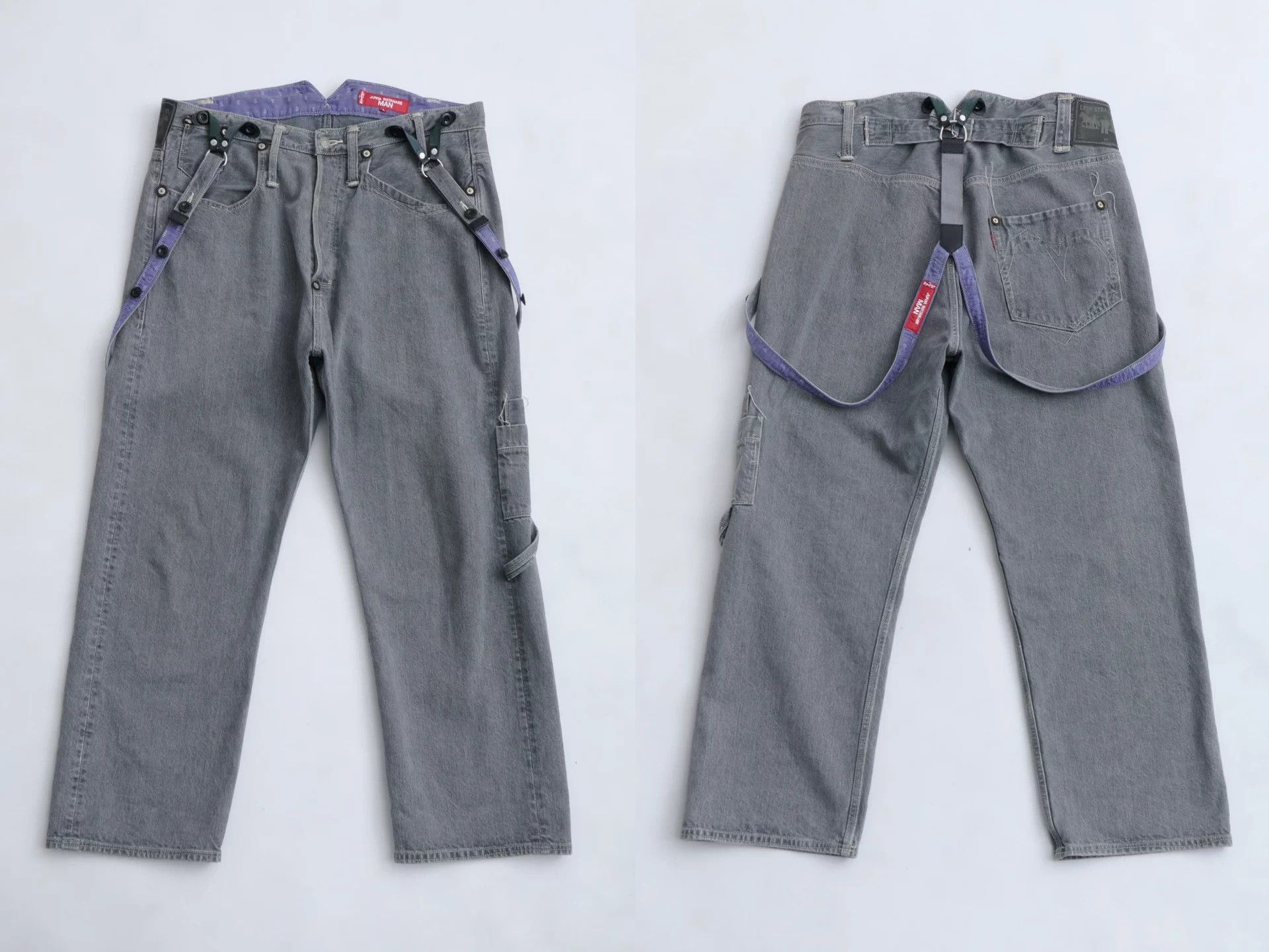 Junya Watanabe Junya Watanabe x Levi's Suspender Denim Cement Gray Size US 36 / EU 52 - 7 Thumbnail