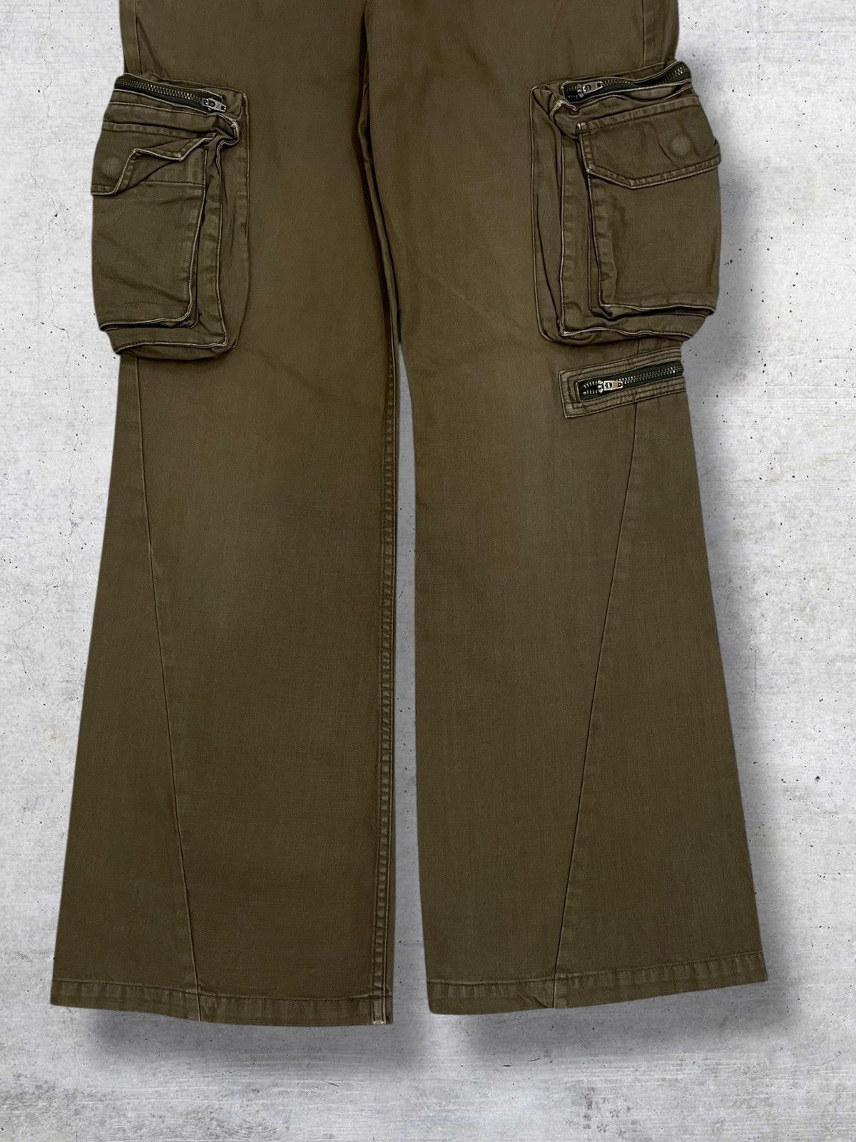 Japanese Brand VINTAGE TAKEO KIKUCHI JAPAN DESIGNER OG CARGO FLARED DENIM Size US 30 / EU 46 - 3 Thumbnail
