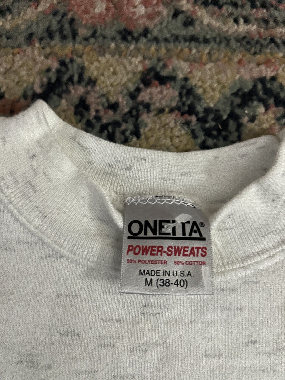 Vintage Vtg 90s Oneita Power Wolf Sweatshirt Size US M / EU 48-50 / 2 - 4 Thumbnail
