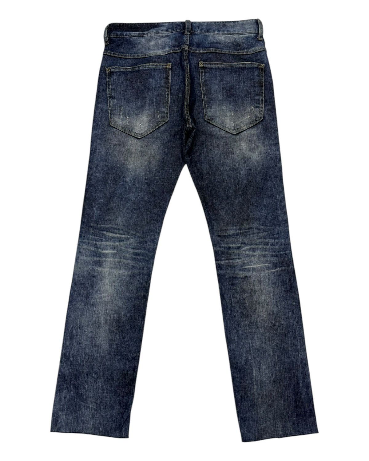 Japanese Brand Vintage After Image Distressed Denim Chrome Hearts Button Size US 32 / EU 48 - 3 Thumbnail