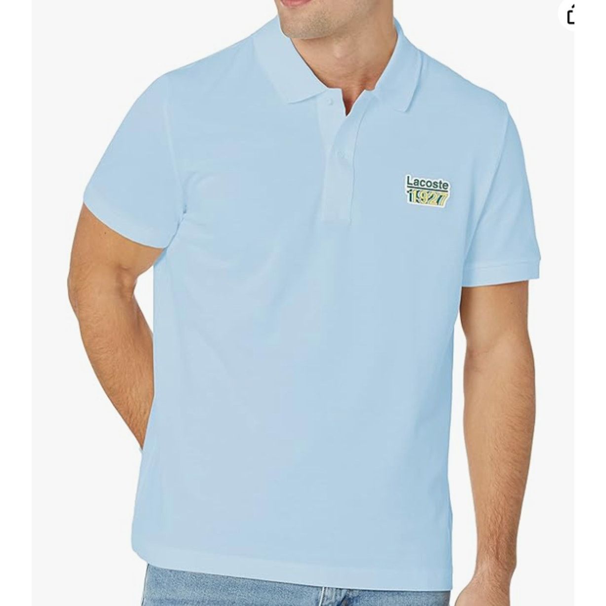 Lacoste Lacoste Men's 1927 Badge Regular Fit Polo Lake Blue 3XL Size US XXL / EU 58 / 5 - 1 Thumbnail