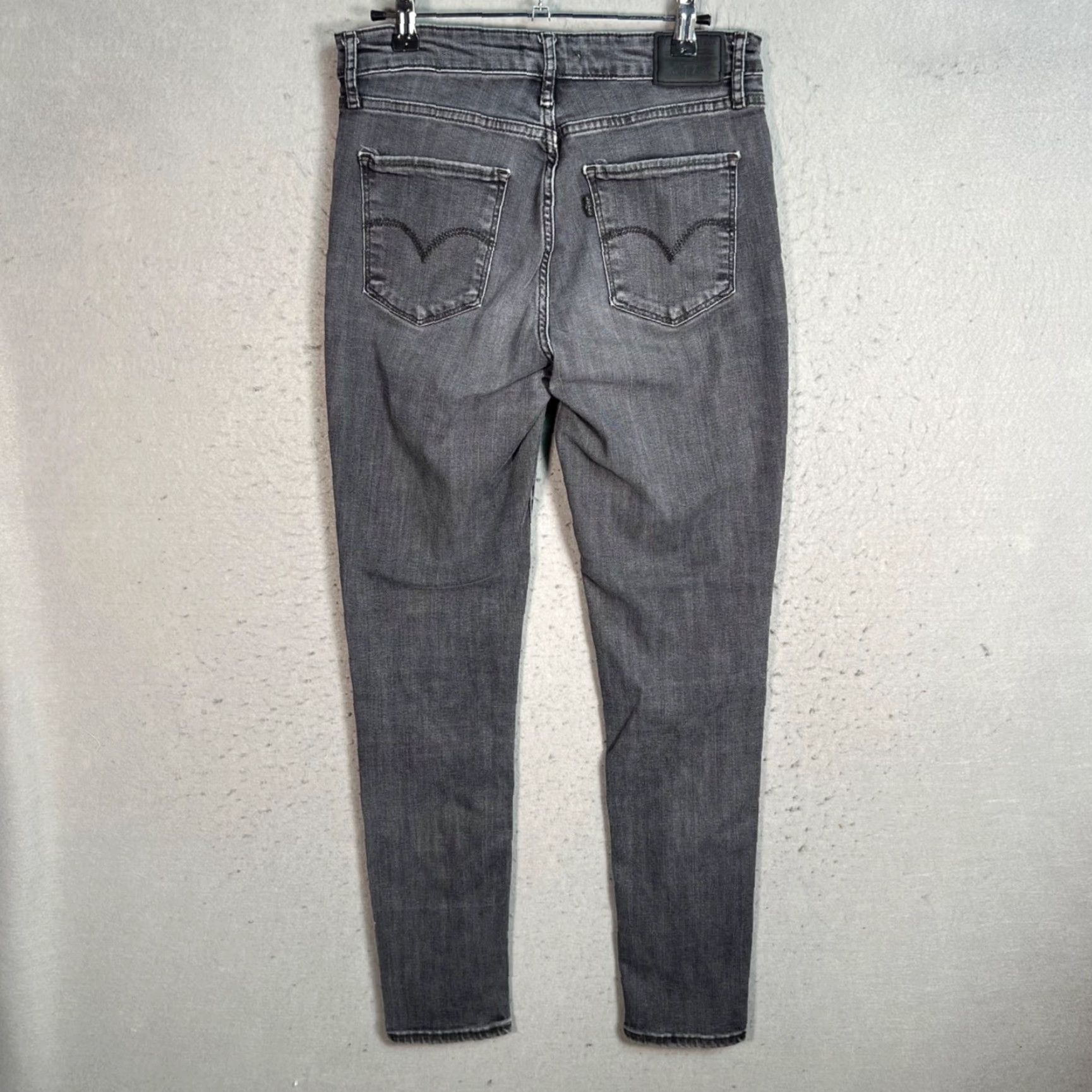 Levi's Levi's 721 High Rise Skinny Jeans Womens 28 x 30 Gray Denim Size 28" / US 6 / IT 42 - 2 Thumbnail