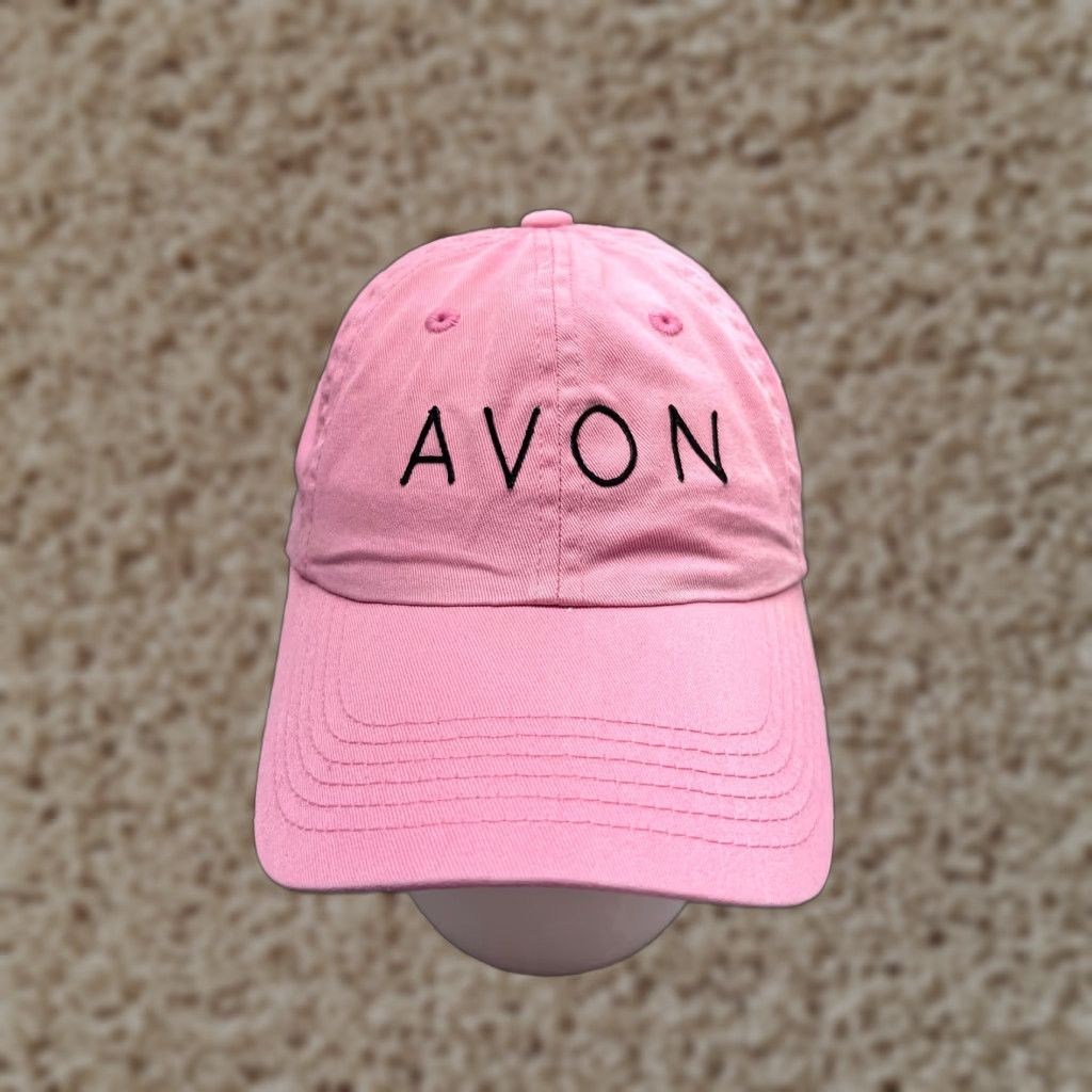 Port Authority Port Authority Avon Cosmetics Hat Cap Strap Back Women One Size Pink 100% Cotton Makeup Size ONE SIZE - 1 Thumbnail