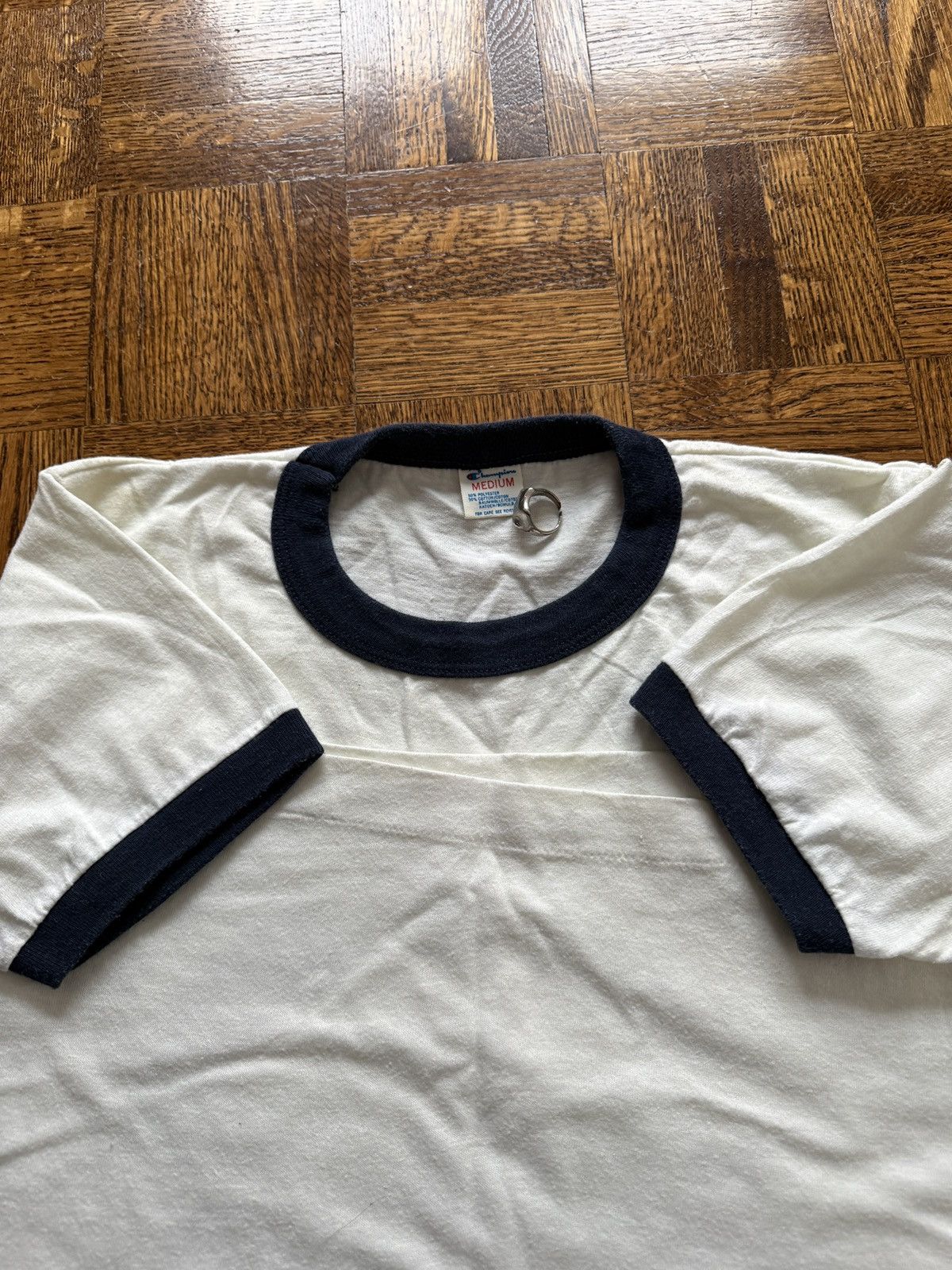 Champion Vintage 80s Fitzgerald Schools Physical Education Ringer Tee Size US M / EU 48-50 / 2 - 7 Thumbnail