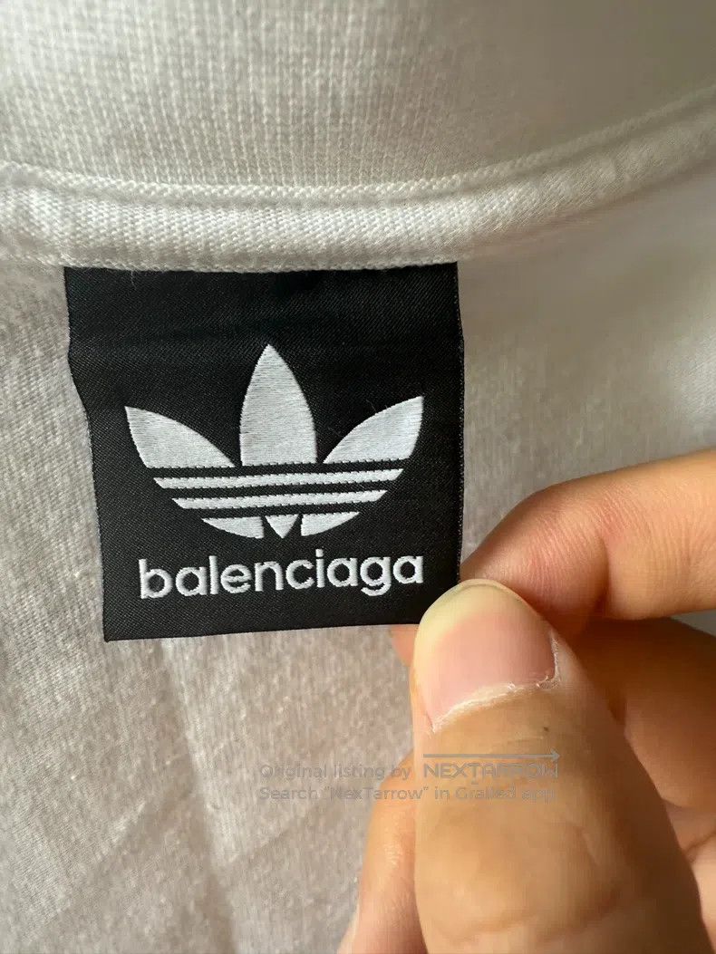 Balenciaga Balenciaga Adidas Co-Branded Short Sleeve Size US S / EU 44-46 / 1 - 3 Thumbnail