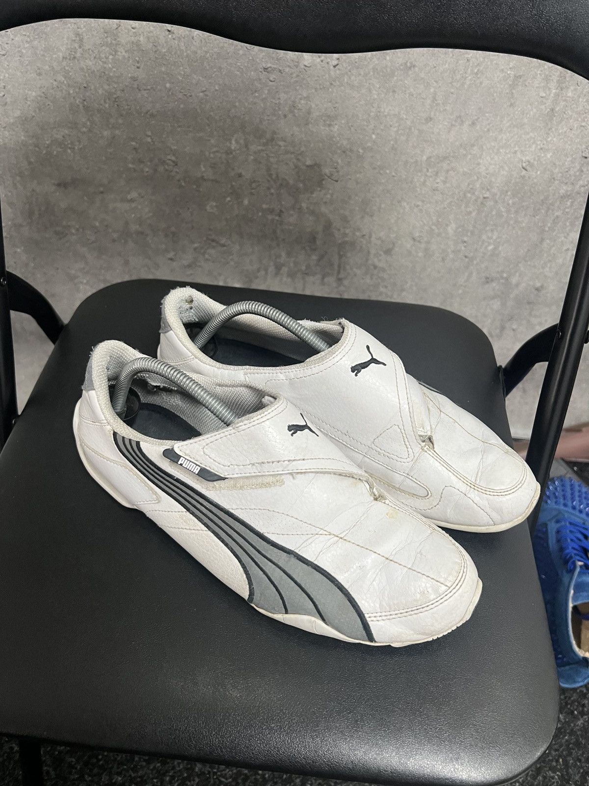 Puma Hype Vintage Puma Speedcat White Leather Sneakers Rare Y2K Size US 8.5 / EU 41-42 - 2 Thumbnail