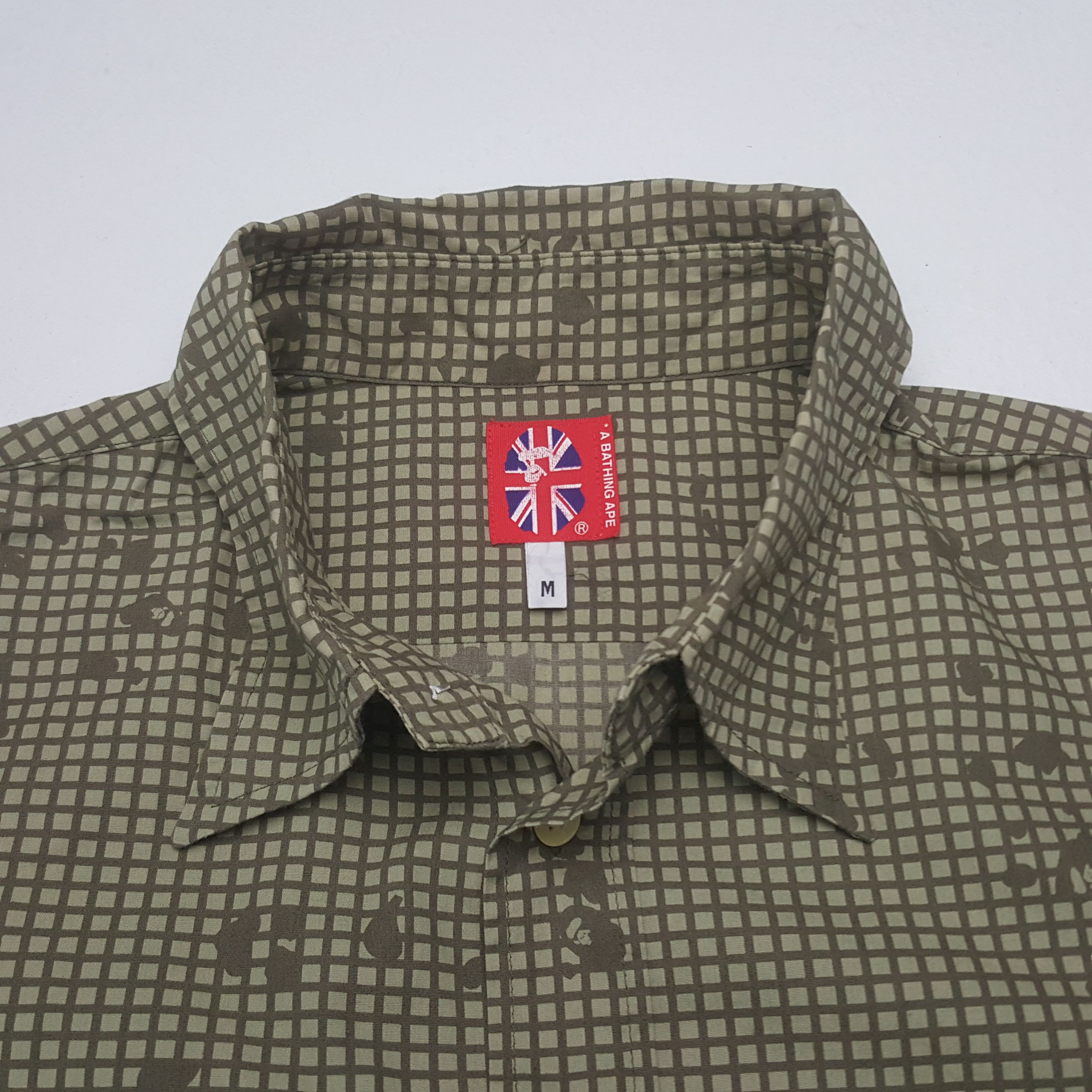 Bape Vintage A Bathing Ape Military Button Up Shirt Size US XS / EU 42 / 0 - 4 Thumbnail