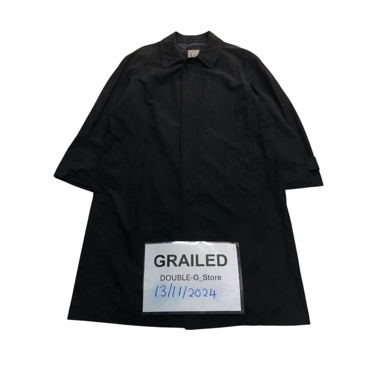 Issey Miyake 📌Rich Black - Vintage Long Jacket Of Krizia Japan Made Size US M / EU 48-50 / 2 - 1 Thumbnail