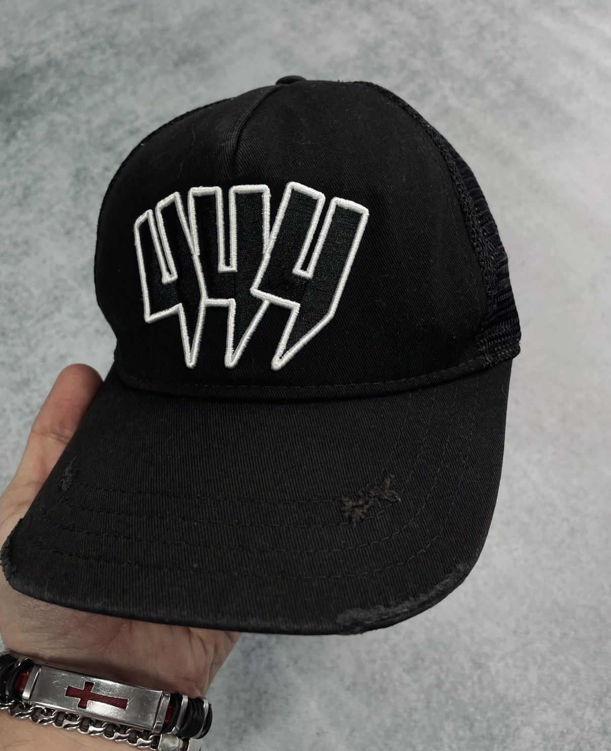 Other Yelir World YYY Logo Men’s Black Y2K Snapback Cap Size ONE SIZE - 8 Thumbnail