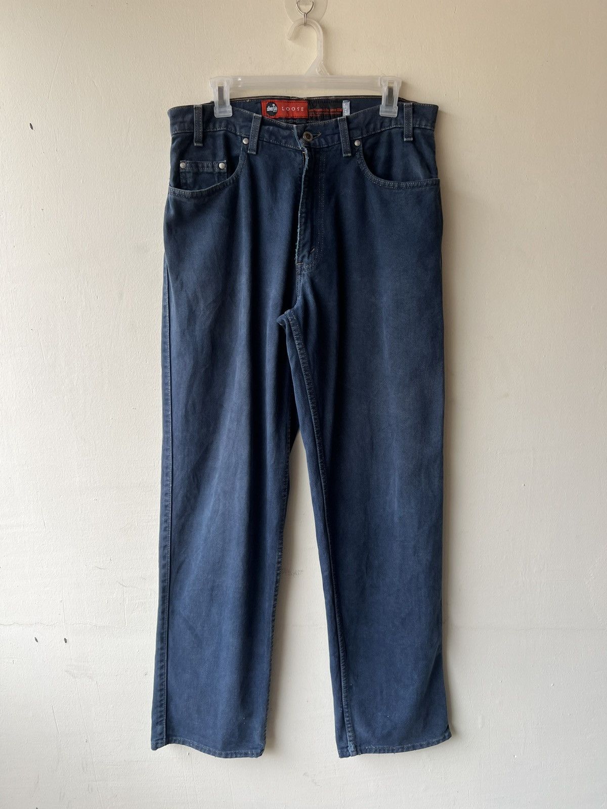Levi's 90s Levi’s Silvertab Distressed Fade Denim Loose Jeans Size US 33 - 2 Thumbnail