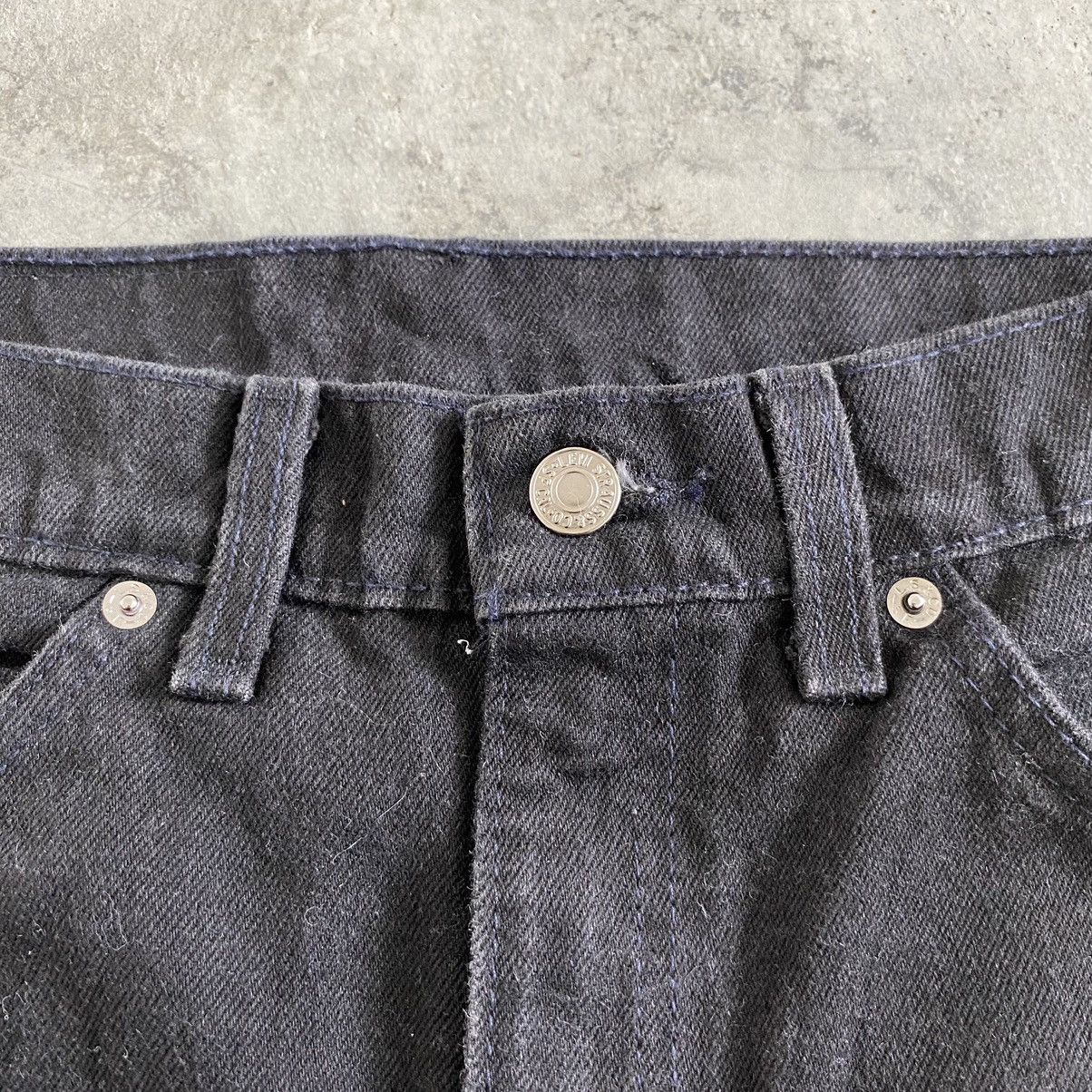 Levi's VTG 1995 Levis 505 Orange Tab Straight Leg Black Denim Size US 31 - 12 Thumbnail
