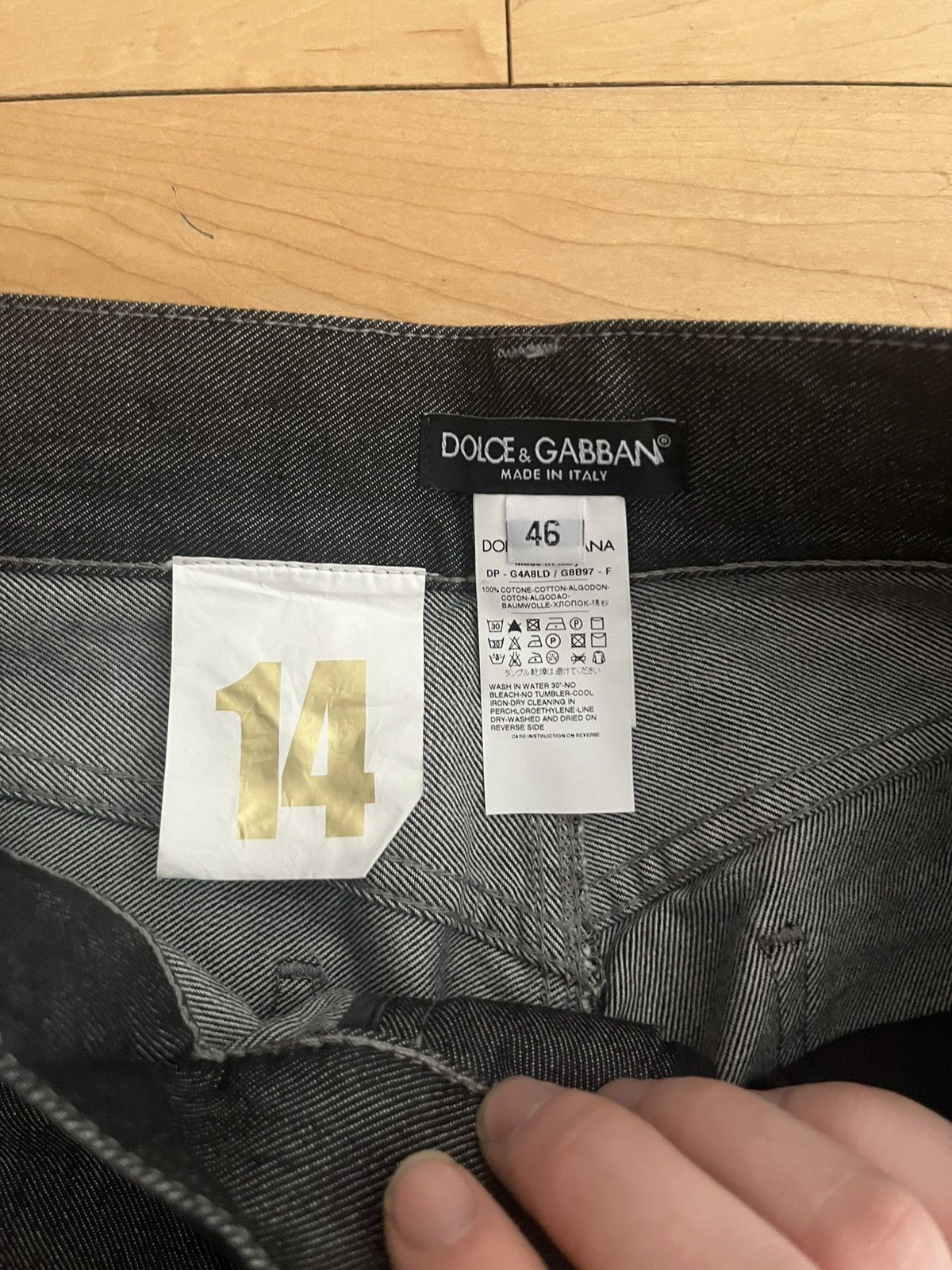 Dolce & Gabbana Dolce & Gabbana SS12 Plaque Iconic Plaque Jeans Size US 30 / EU 46 - 6 Thumbnail