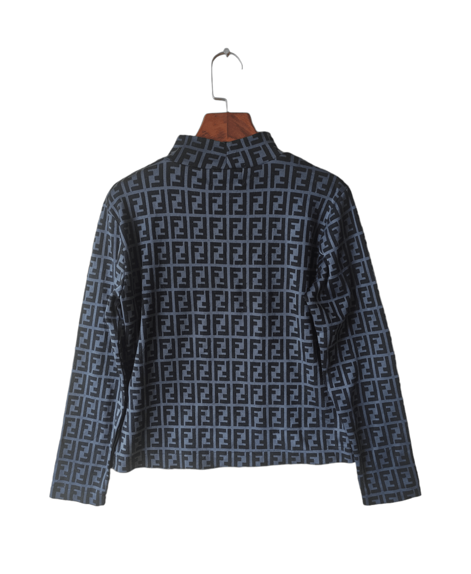 Fendi Fendi Zucca Monogram Turtleneck Long Sleeve shirts Size US XS / EU 42 / 0 - 2 Thumbnail