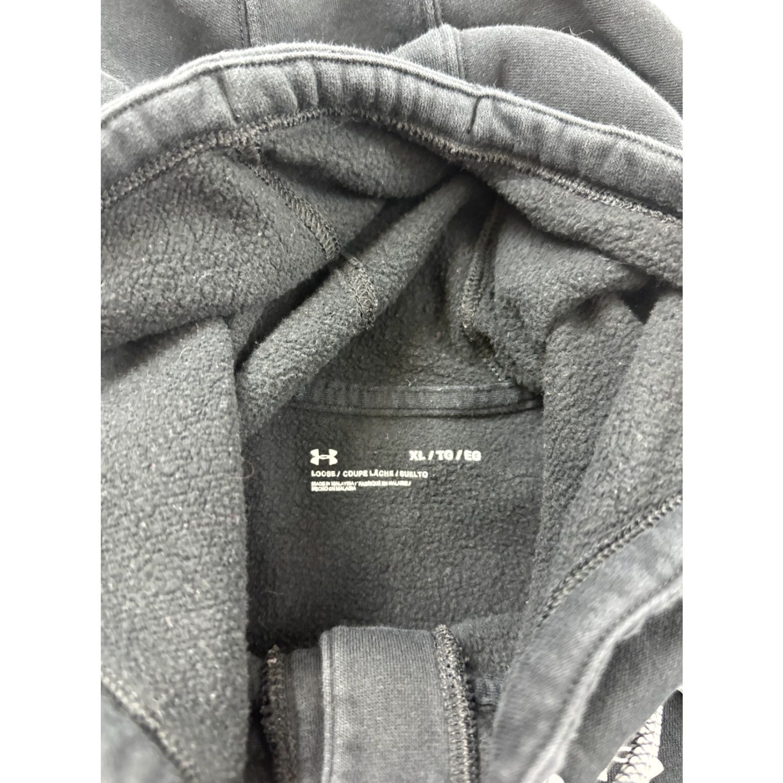 Under Armour VINTAGE Under Armour Hoodie Pullover Women's XL Black Activewear Outdoor Outdoor Gear Size XL / US 12-14 / IT 48-50 - 5 Thumbnail