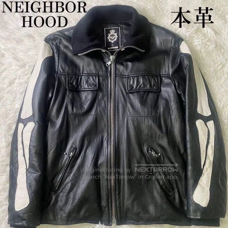 Neighborhood NEIGHBORHOOD Leather Jacket Size 1. Size US L / EU 52-54 / 3 - 1 Thumbnail