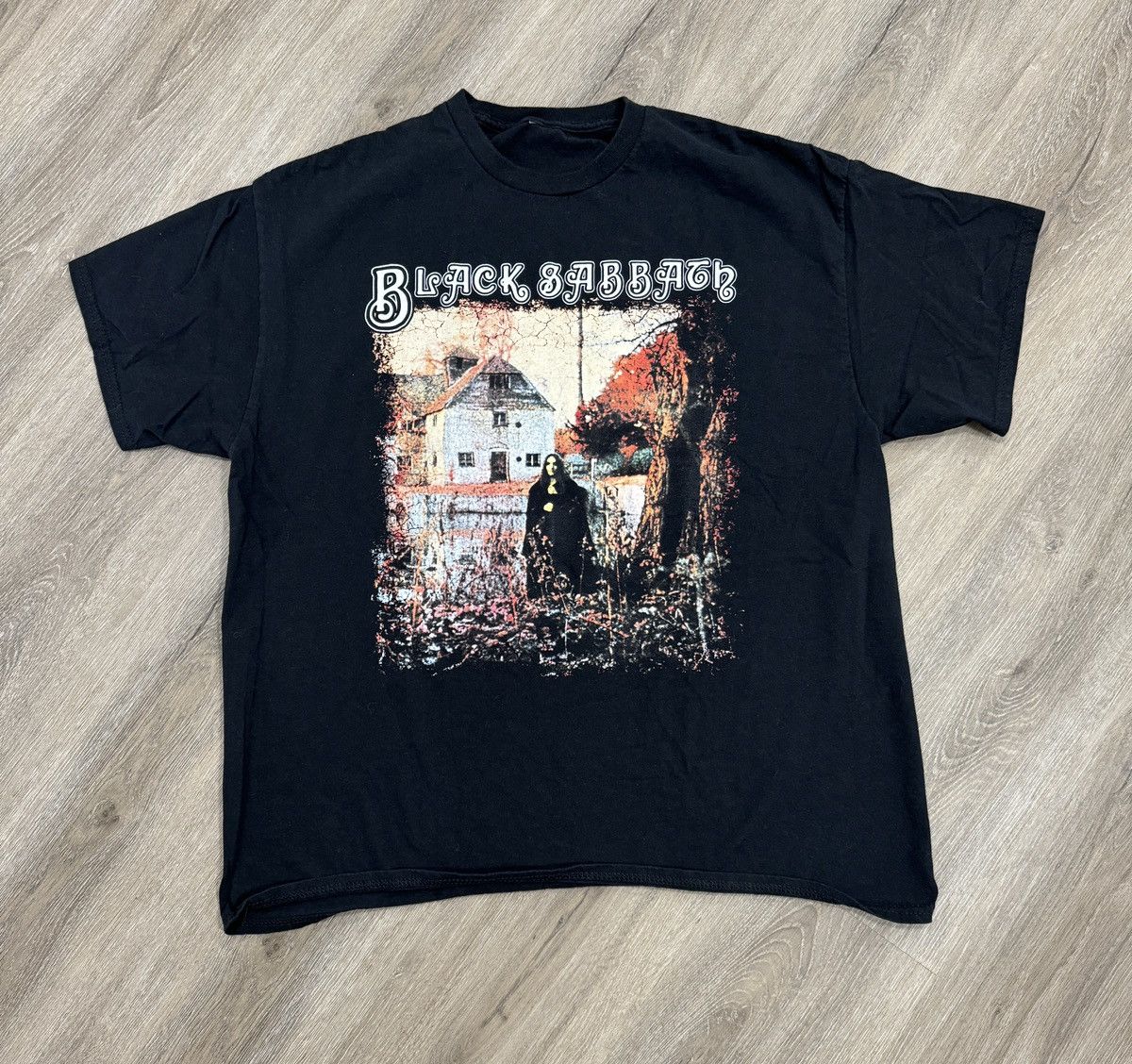 image of Vintage Black Sabbath Ozzy Osbourne Rock Concert Tour Art Xl, Men's