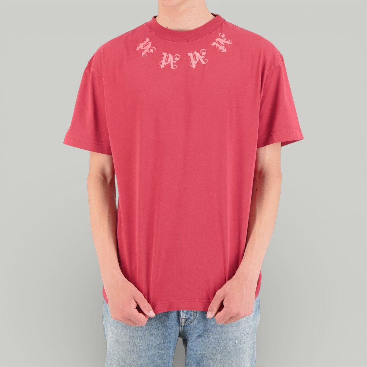 Palm Angels Palm Angels Statement Monogram T-shirt *NEW* Size US L / EU 52-54 / 3 - 2 Thumbnail