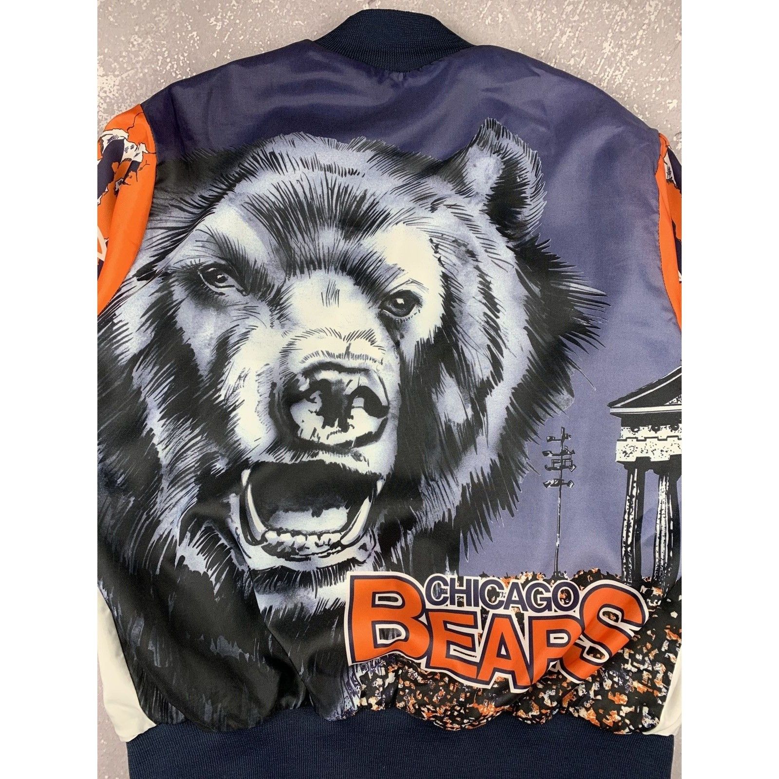 Chalk Line Vintage USA Y2K NFL Chalk line Chicago Bears Bomber Jacket Size US M / EU 48-50 / 2 - 2 Thumbnail
