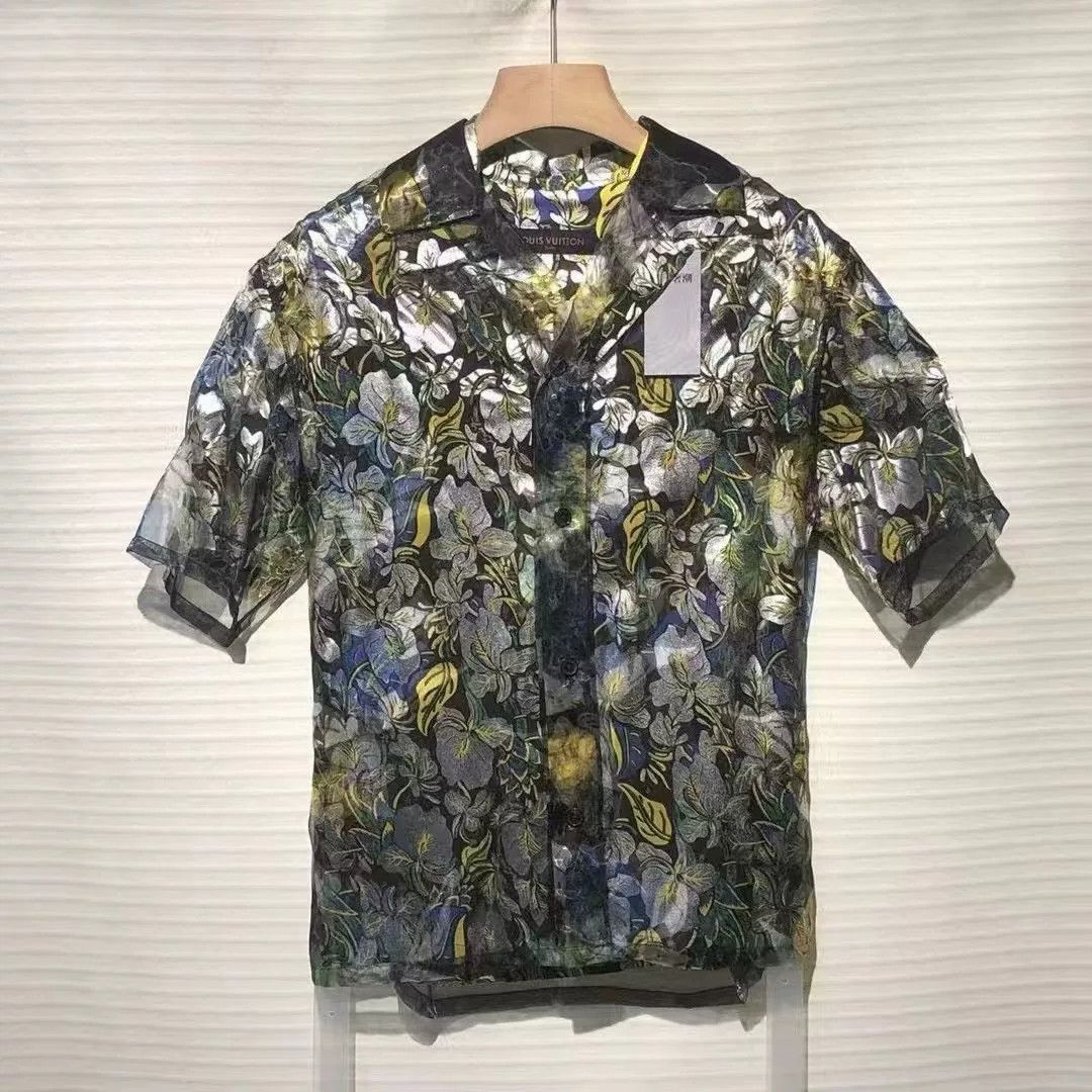 Louis Vuitton LV Hawaii Double-Layer Short-Sleeve Shirt Size US XS / EU 42 / 0 - 1 Thumbnail