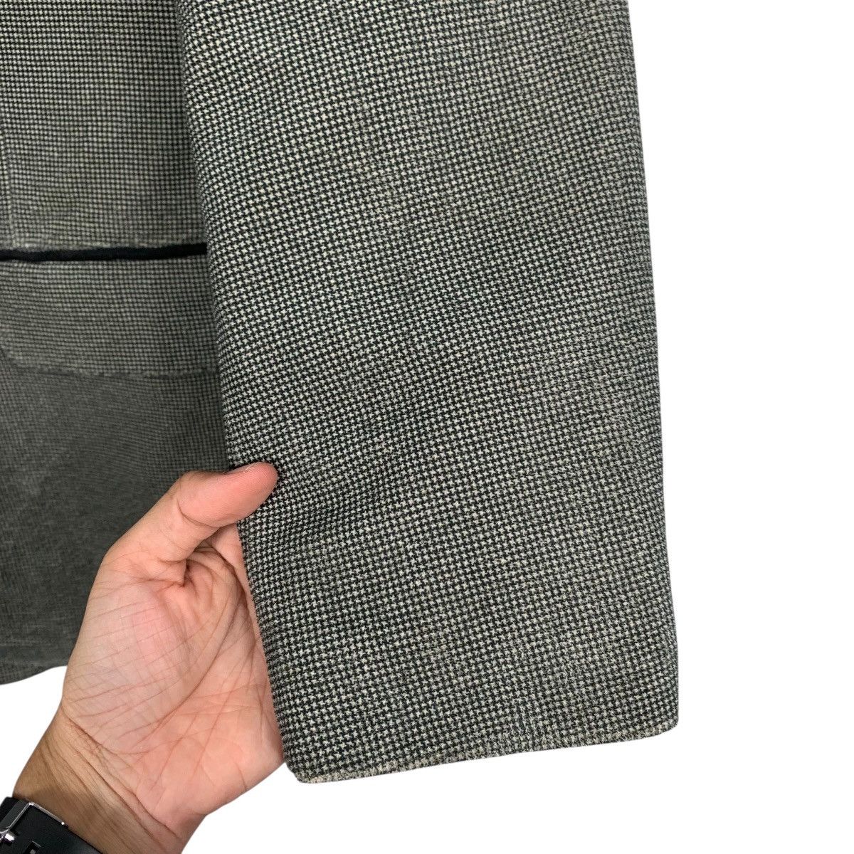 Japanese Brand Mieko Uesako Homme Herringbone Casual Jacket Size US M / EU 48-50 / 2 - 13 Thumbnail
