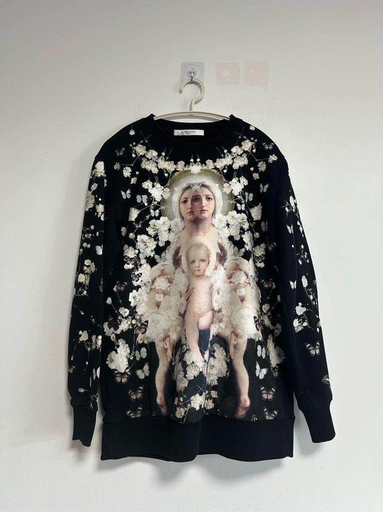 Givenchy Givenchy Our Lady of the Stars Round-Neck Hoodie Size US XS / EU 42 / 0 - 1 Thumbnail