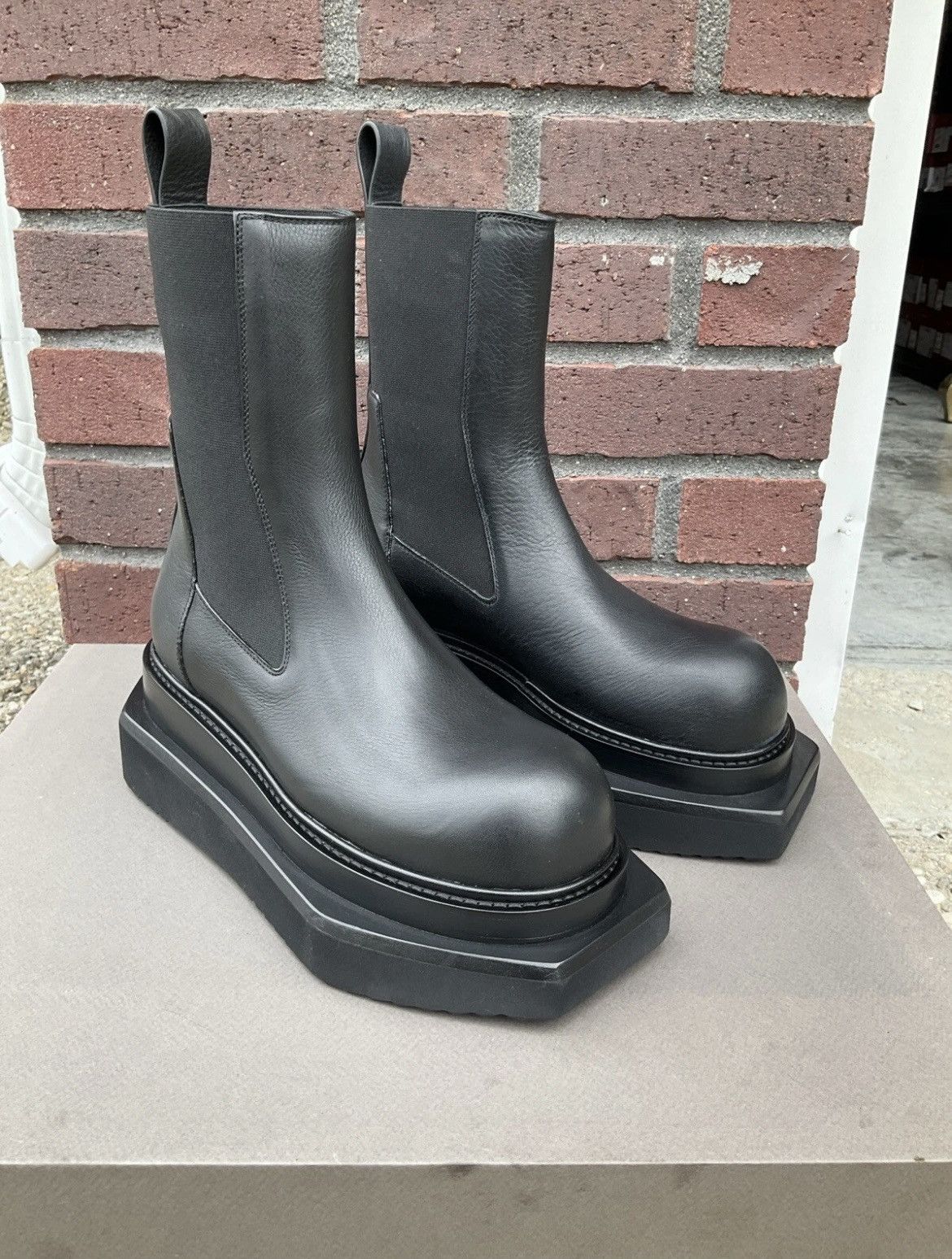 ★VIP価格SALE★Rick Owens★Turbo Cyclops 70mm Boots Rick Owens Turbo Cyclops 70mm lace-up Boots | Black | FARFETCH