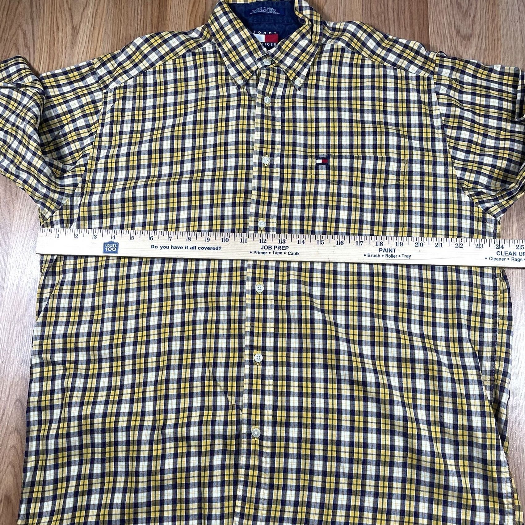 Tommy Hilfiger Tommy Hilfiger Button Down Long Sleeve Check Plaid Flannel Mens Size M Multicolor Cotton Button Down Shirt Regular Mens Size US M / EU 48-50 / 2 - 5 Thumbnail