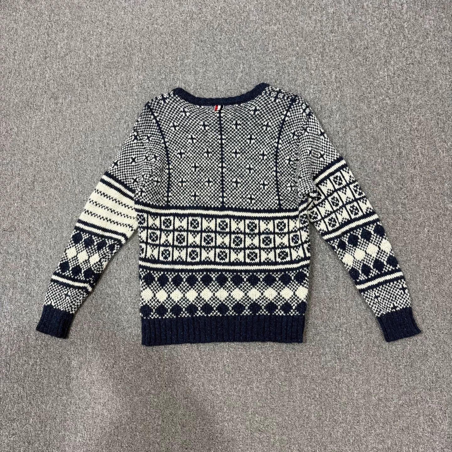 Thom Browne Thom Browne Snowflake 4Bar Knit Wool Sweater 3 Mint Size US L / EU 52-54 / 3 - 2 Thumbnail