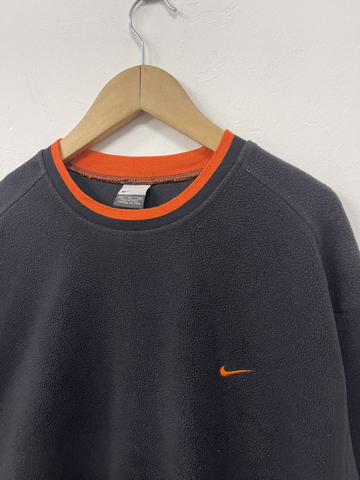 Nike × Vintage Y2K Nike Fleece jumper pullover Size US L / EU 52-54 / 3 - 5 Thumbnail
