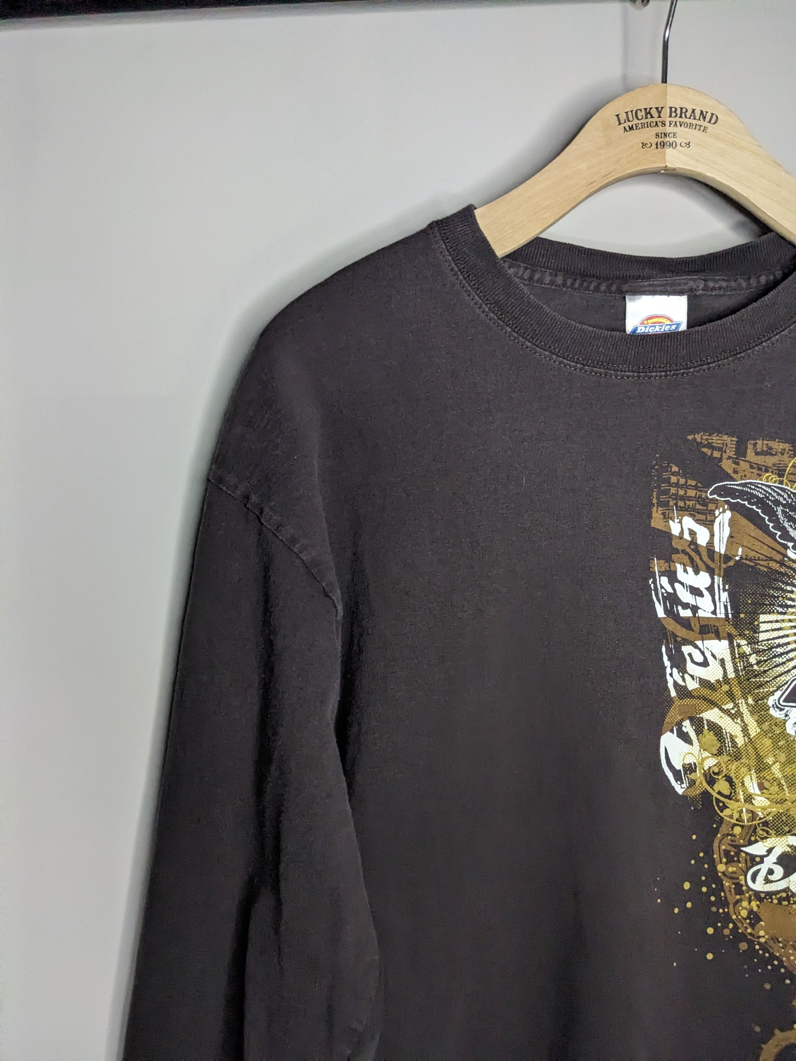Dickies VTG Dickies Long Sleeve Graphic Shirt Eagle Logo Large Y2K Size US L / EU 52-54 / 3 - 5 Thumbnail