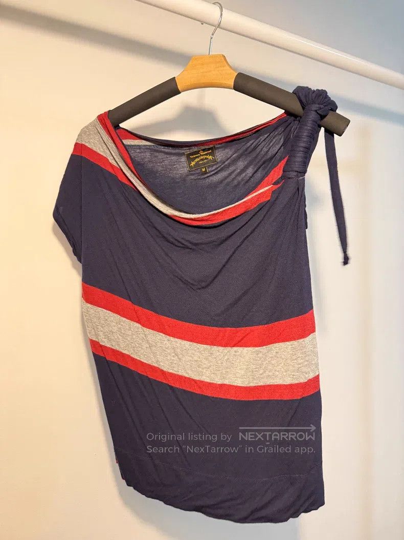 Vivienne Westwood Vivienne Westwood Asymmetric Red and Blue Off-The-Shoulder Size M / US 6-8 / IT 42-44 - 1 Thumbnail