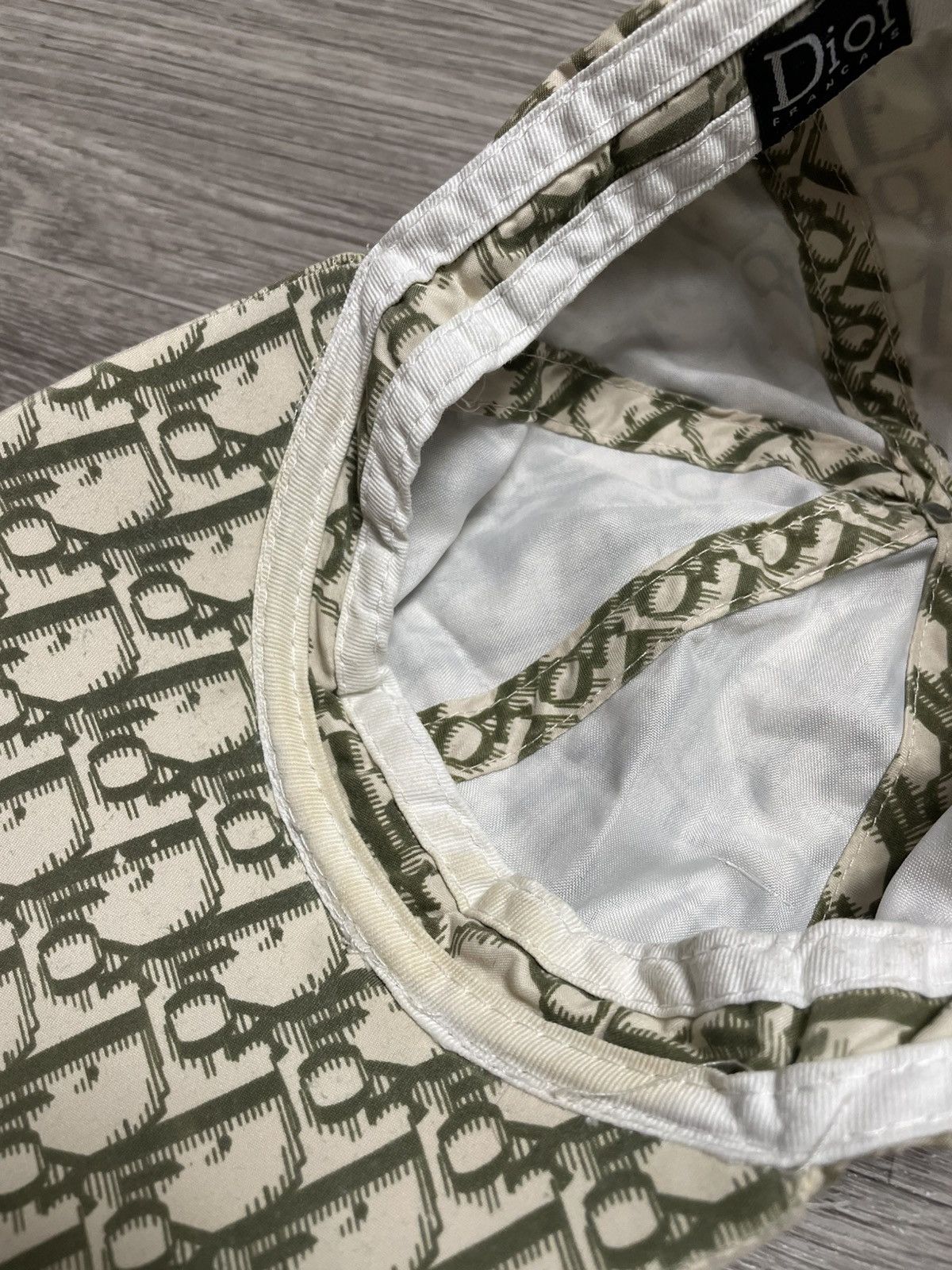 Dior Vintage 90s Dior Francais Monogram Cap Hat Size ONE SIZE - 14 Thumbnail