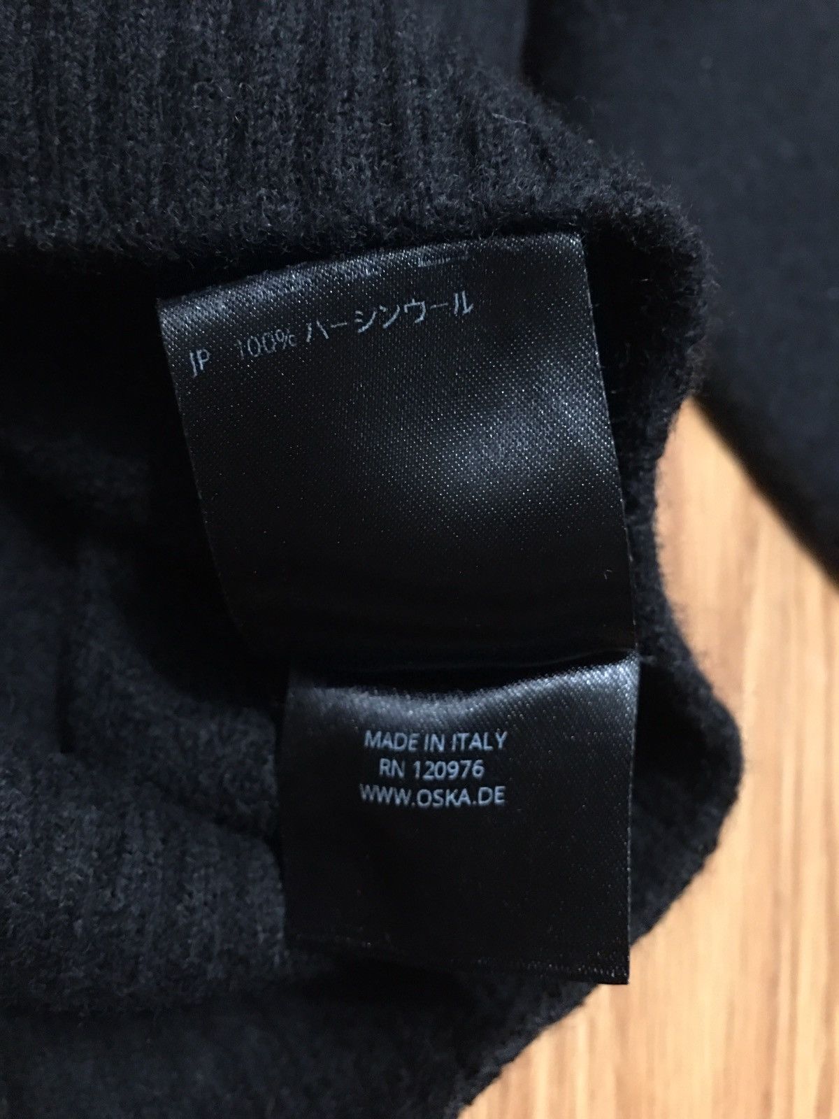 OSKA OSKA Black Virgin Wool High neck Sweater Size XS Size XS / US 0-2 / IT 36-38 - 11 Thumbnail