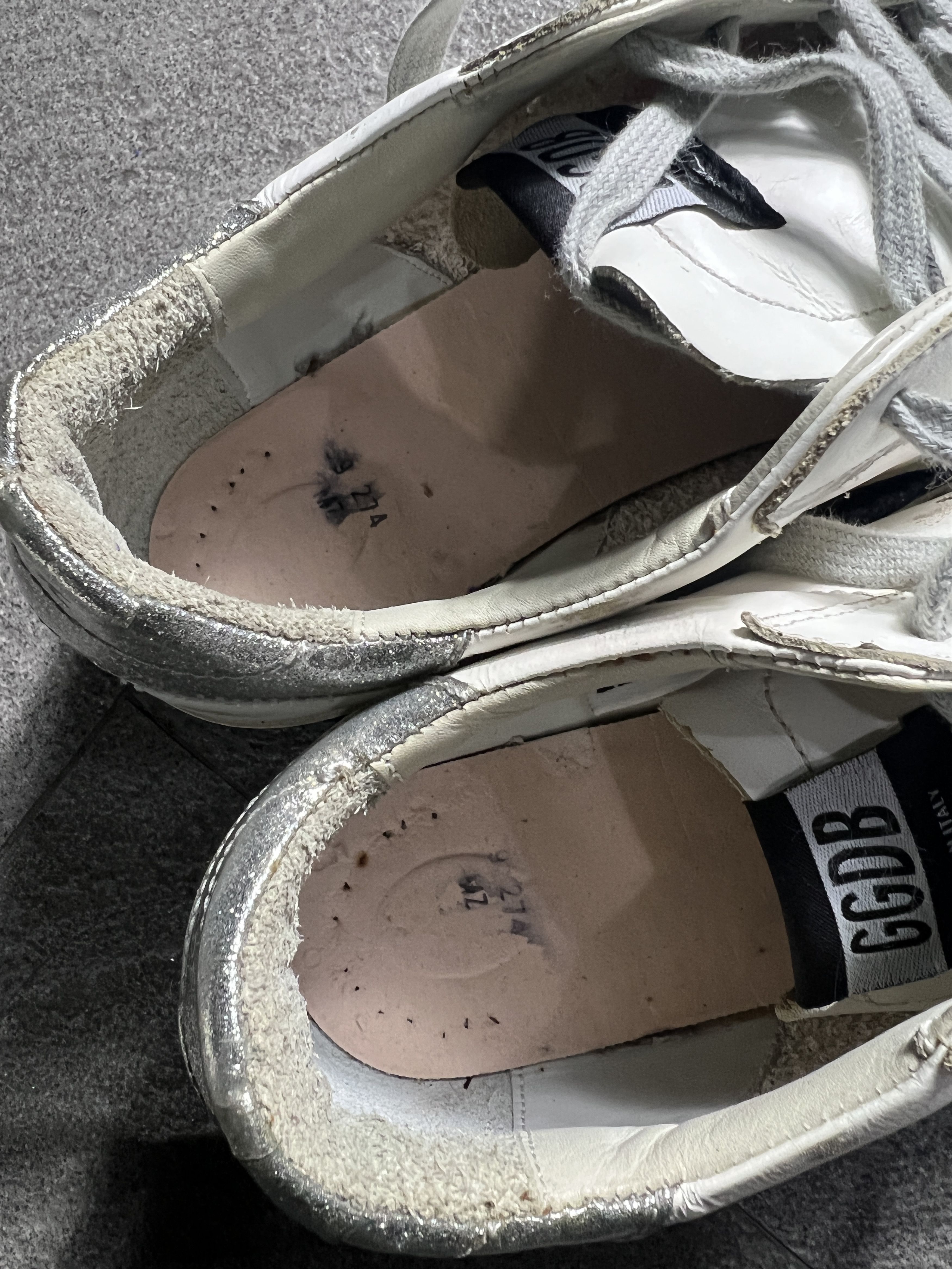 Golden Goose Golden Goose Superstar White Pink Star EU39 Distressed Size US 9 / IT 39 - 14 Thumbnail