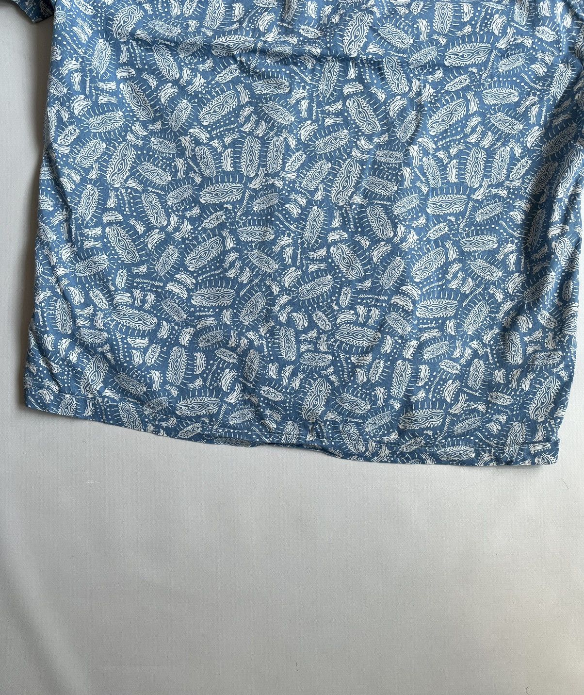 Mambo MAMBO Australia Men Blue Hawaiian Printed Button Up Shirt Size US L / EU 52-54 / 3 - 14 Thumbnail