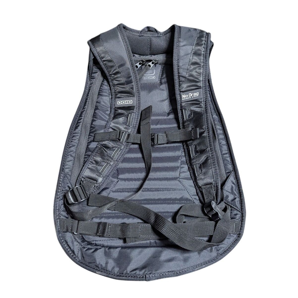 OGIO MACH Motorcycle Backpack No Drag Hard Shell Bag Black