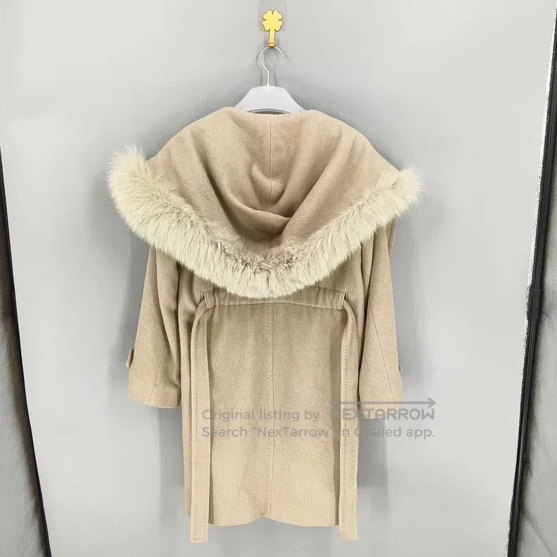 Max Mara Max Mara Solid Color Collar Coat Size XXS / US 00 / IT 34 - 2 Thumbnail
