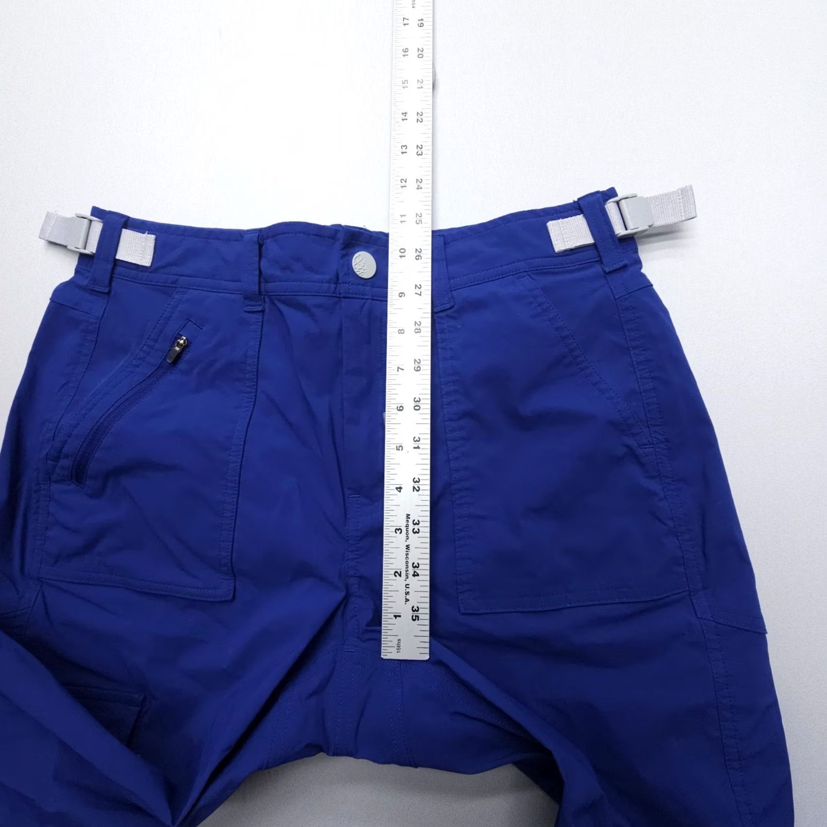 Vintage Stio Pants Womens 6 Blue Cut Bank Roll Hiking Cargo Tech Adjustable Stretch Size 28" / US 6 / IT 42 - 7 Thumbnail