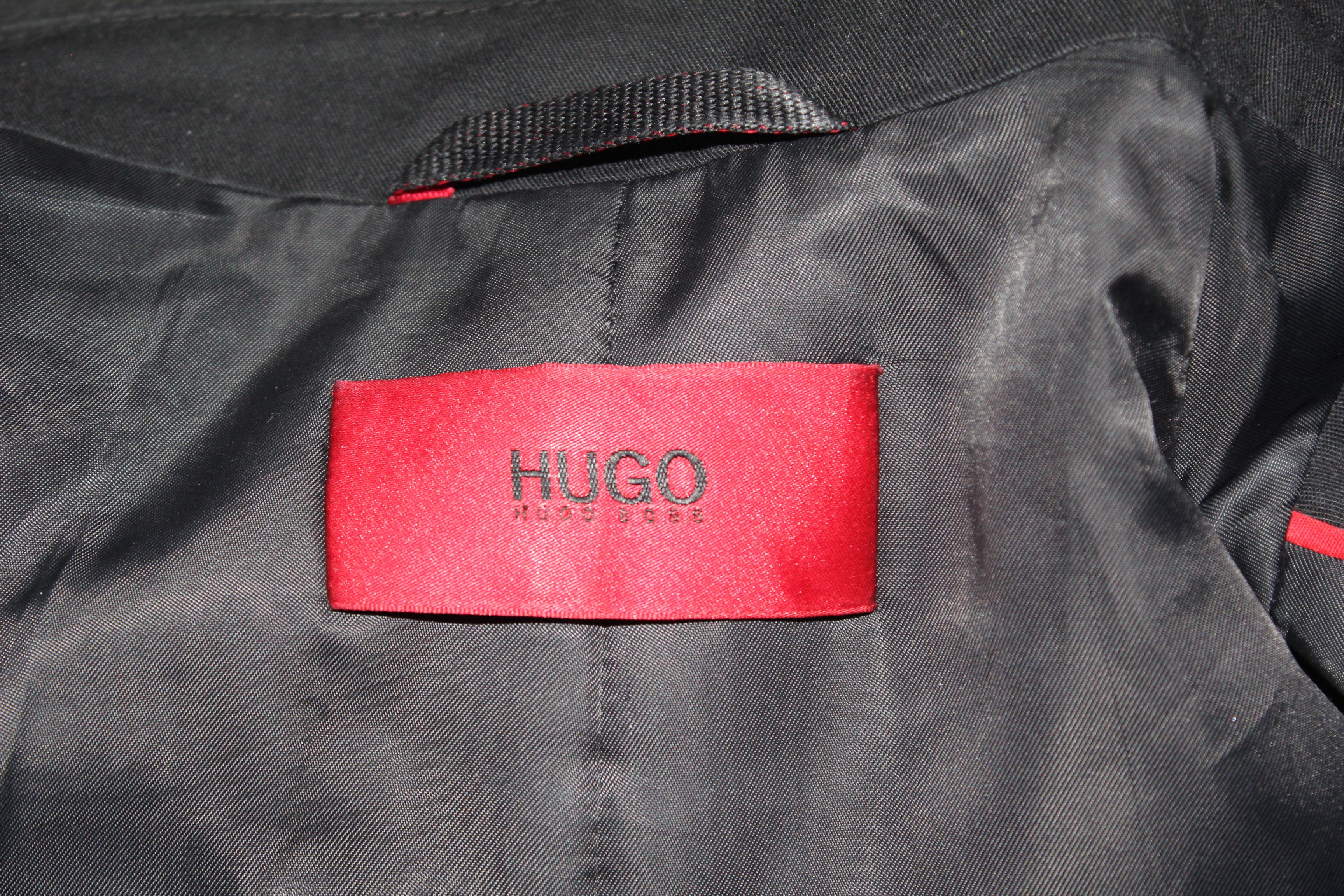 Hugo Boss Men's HUGO BOSS Black Trench Coat Size L Size US L / EU 52-54 / 3 - 7 Thumbnail