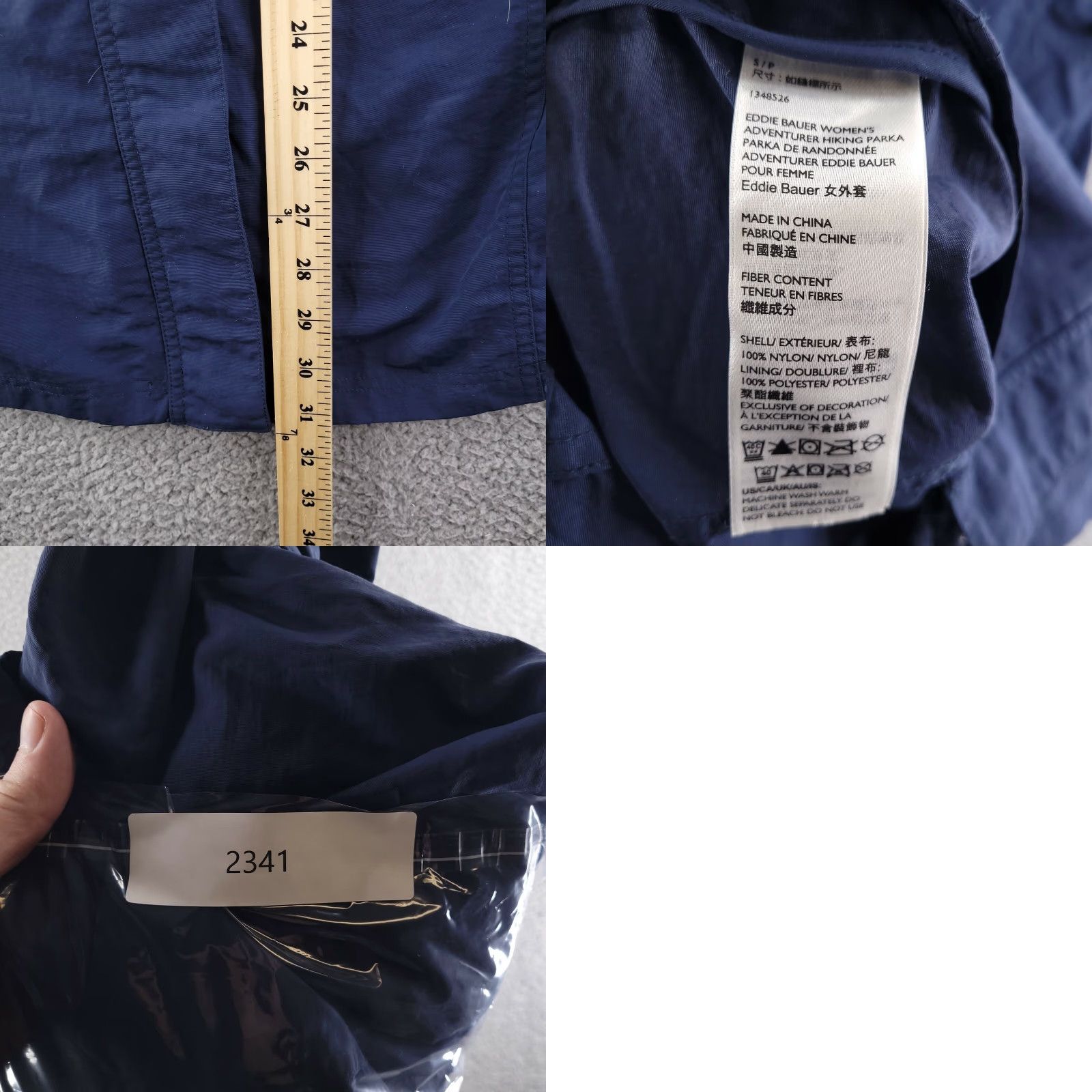 Eddie Bauer Eddie Bauer Parka Coat Womens Small Blue Nylon Adventurer Long Jacket/Coat Size S / US 4 / IT 40 - 8 Thumbnail