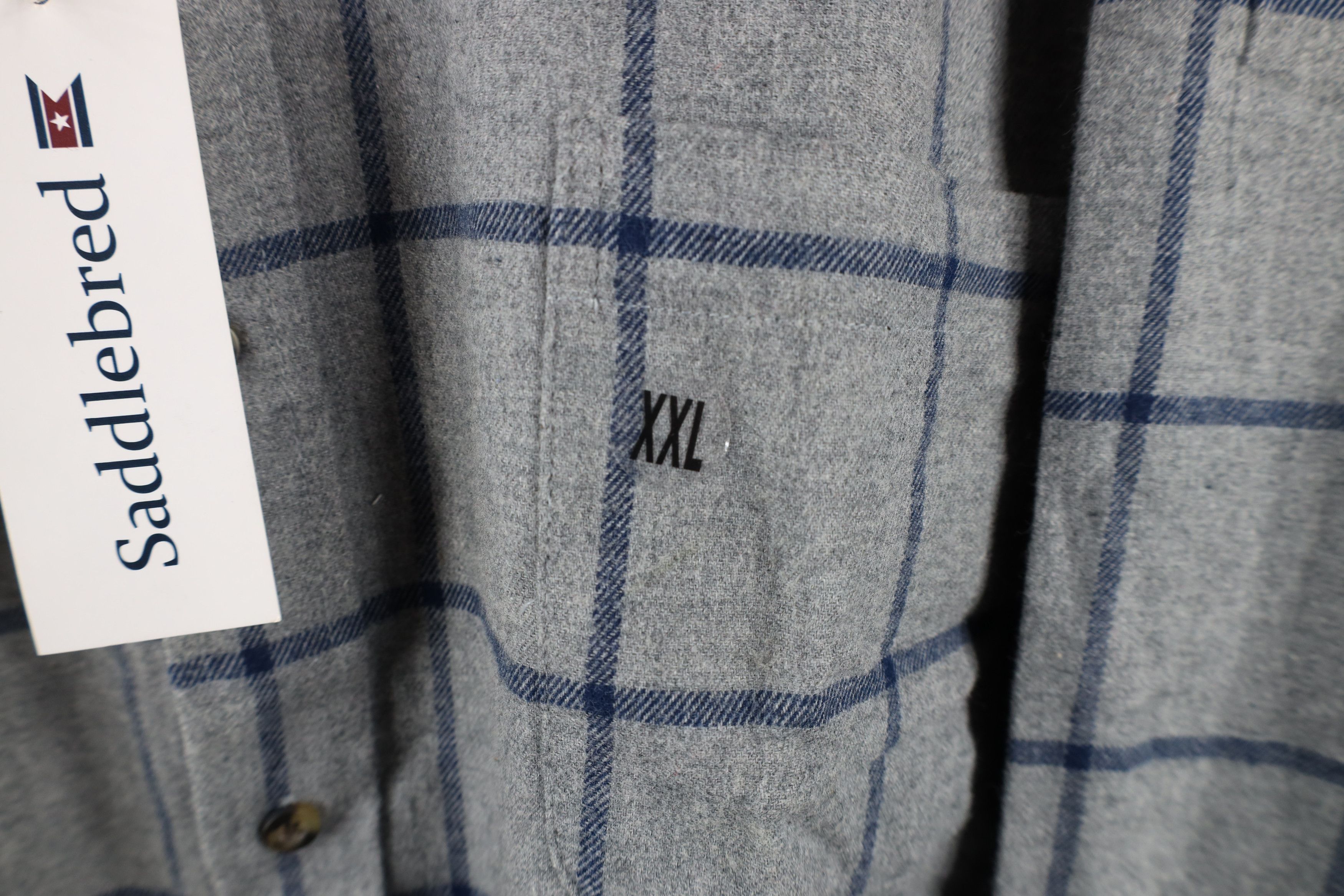 Vintage Deadstock Vintage Y2K Collared Button Down Shirt Plaid Size US XXL / EU 58 / 5 - 4 Thumbnail